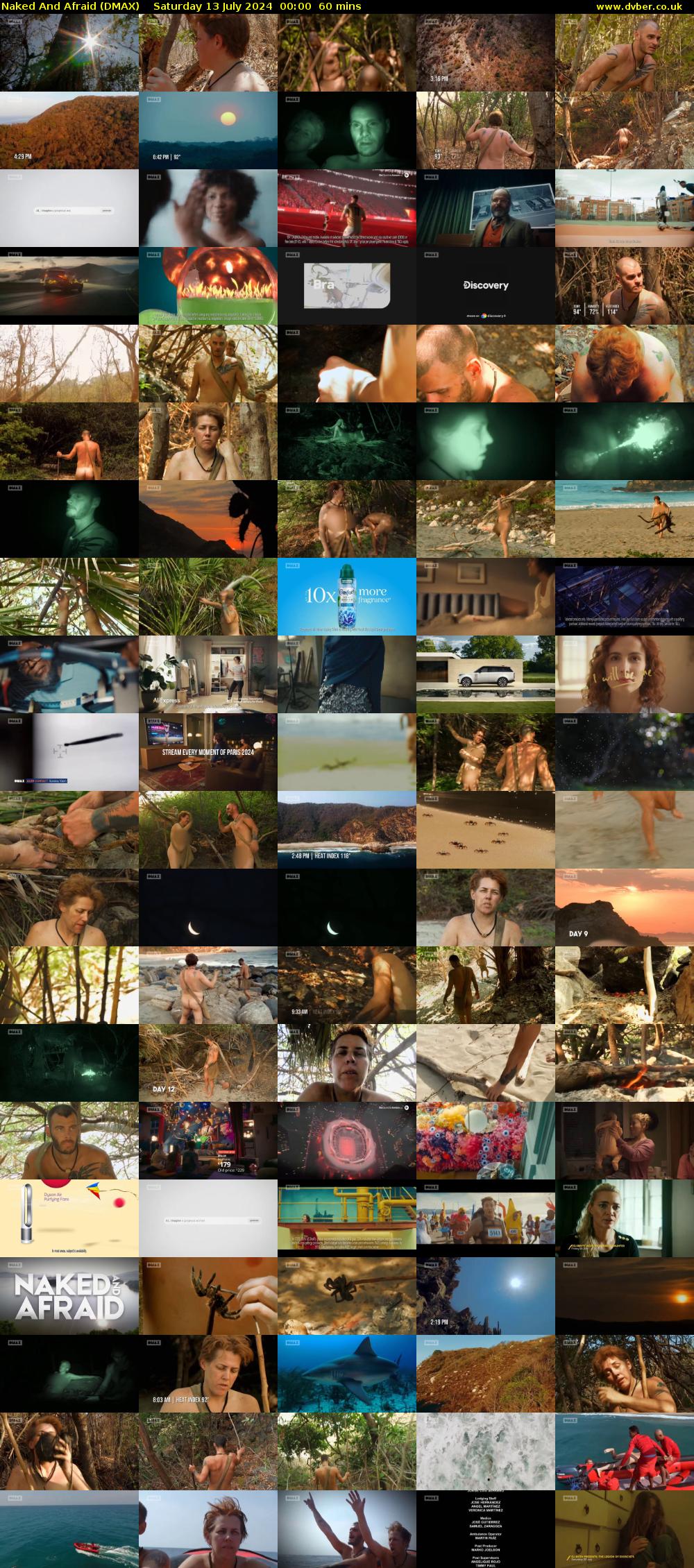 Naked And Afraid (DMAX) Saturday 13 July 2024 00:00 - 01:00
