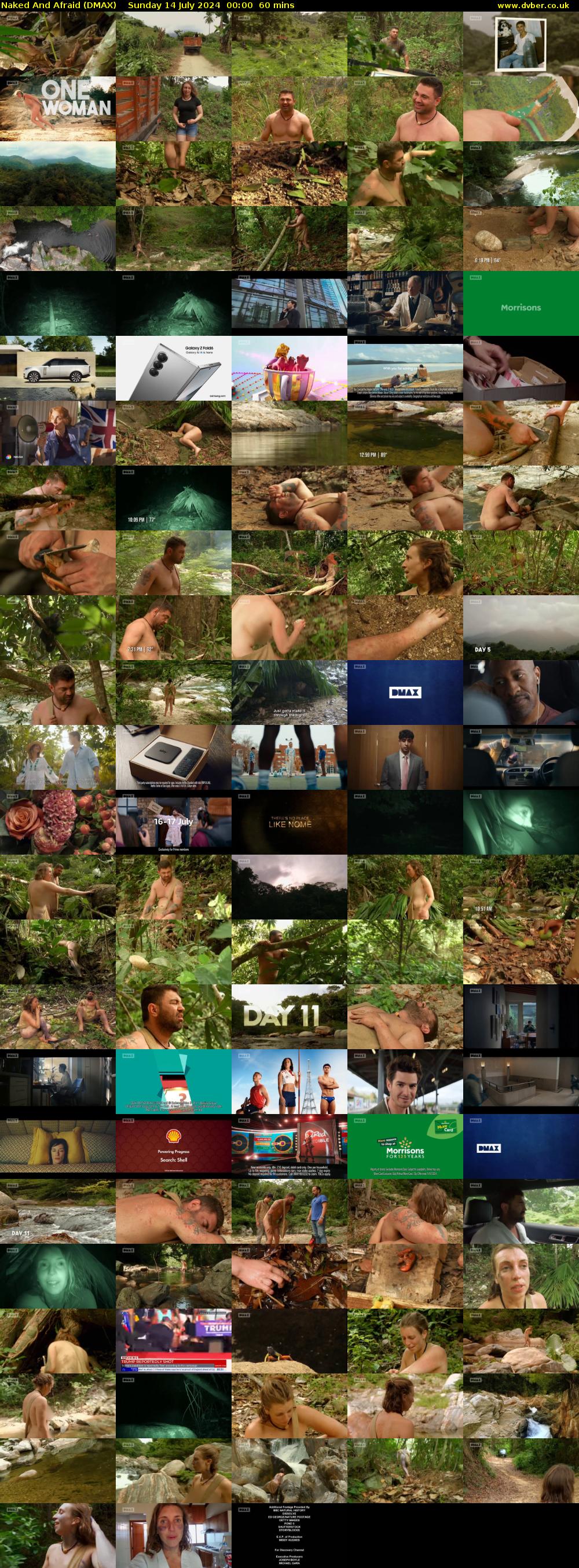 Naked And Afraid (DMAX) Sunday 14 July 2024 00:00 - 01:00