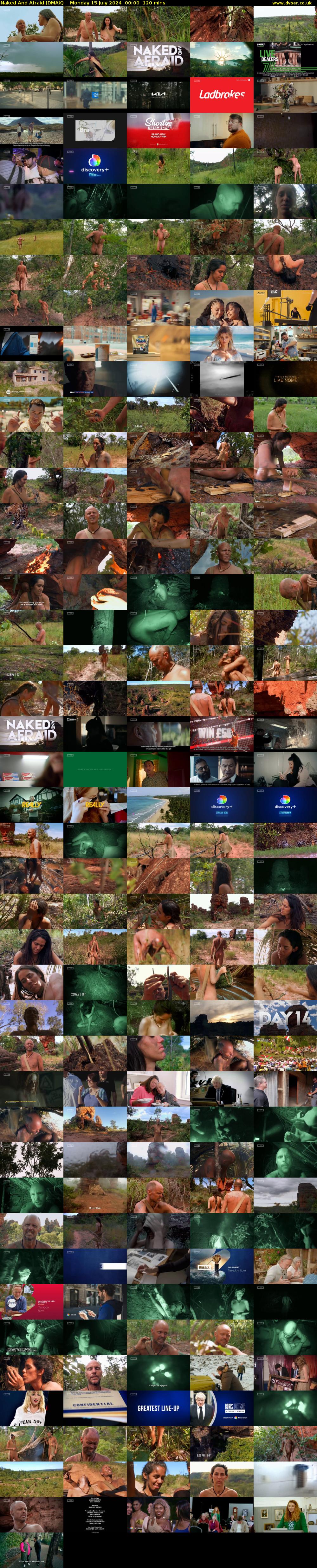 Naked And Afraid (DMAX) Monday 15 July 2024 00:00 - 02:00
