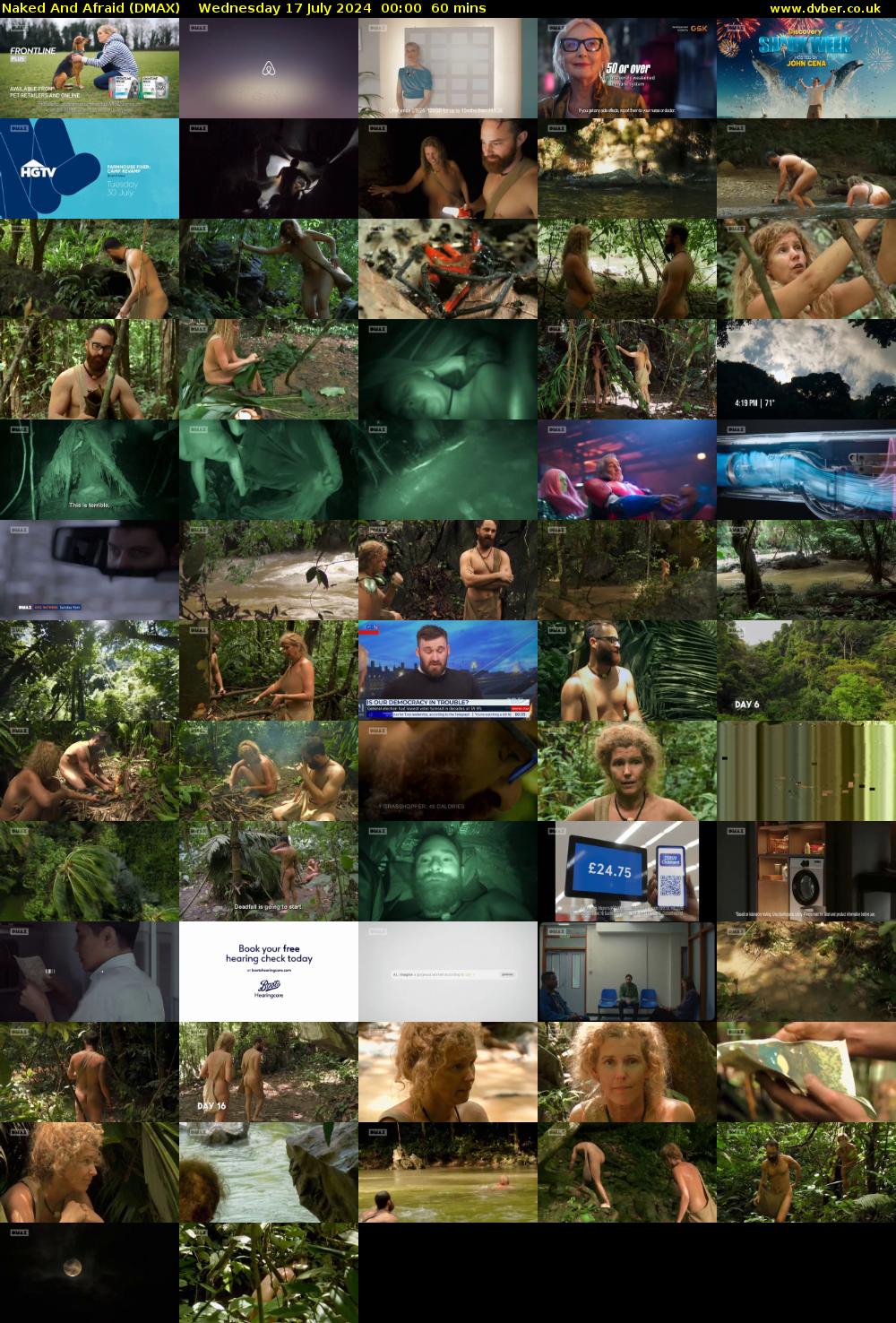 Naked And Afraid (DMAX) Wednesday 17 July 2024 00:00 - 01:00