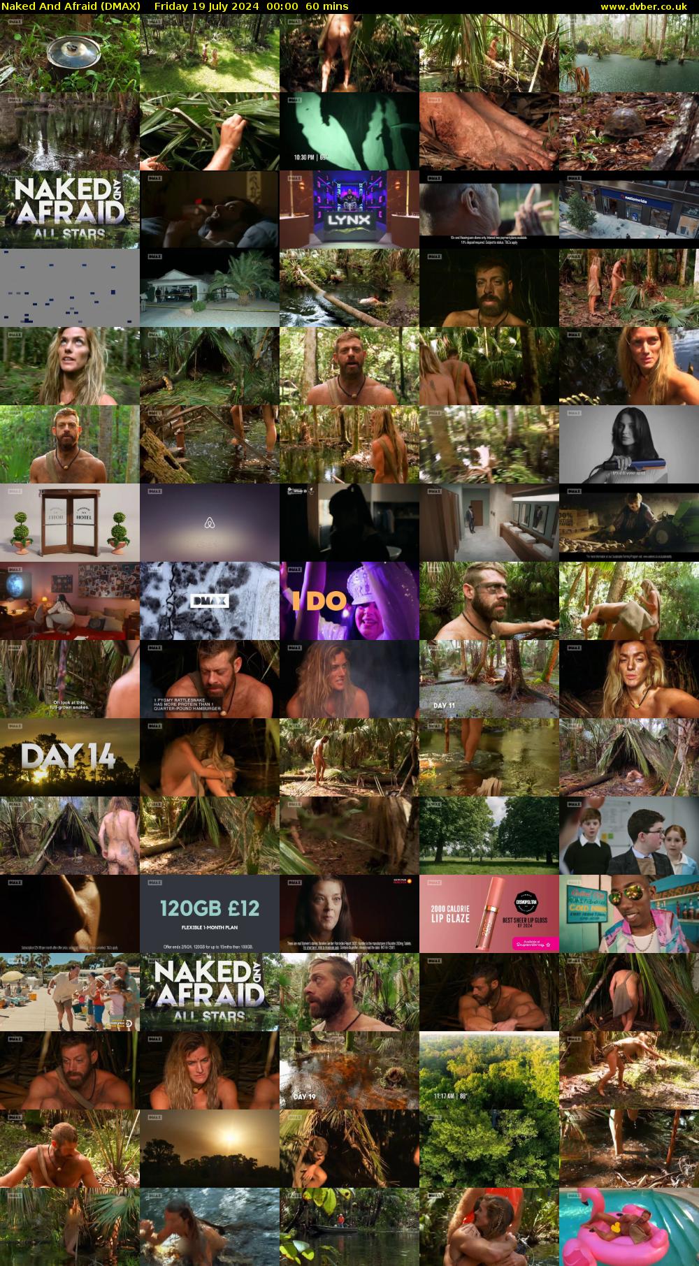 Naked And Afraid (DMAX) Friday 19 July 2024 00:00 - 01:00