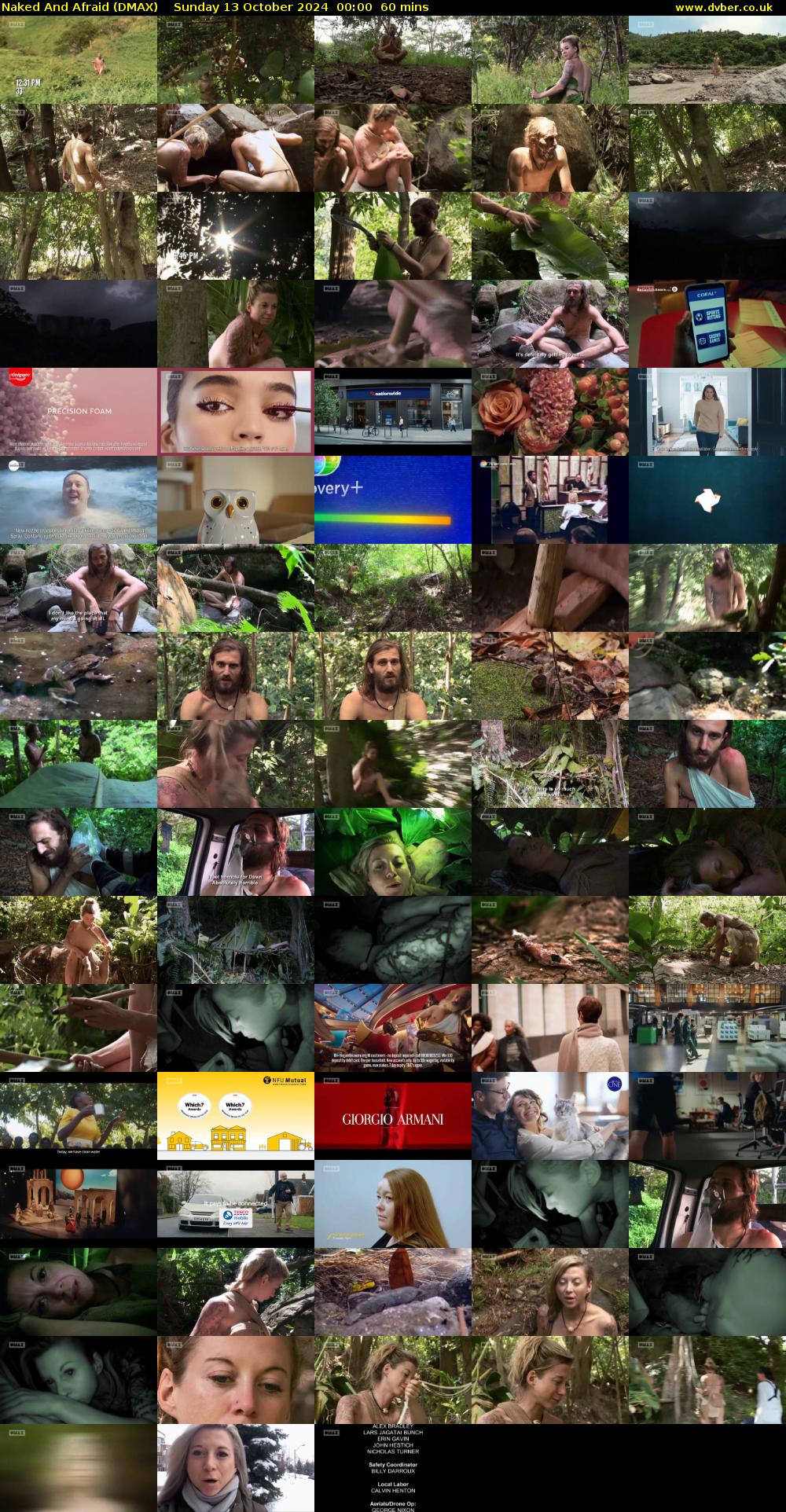 Naked And Afraid (DMAX) Sunday 13 October 2024 00:00 - 01:00
