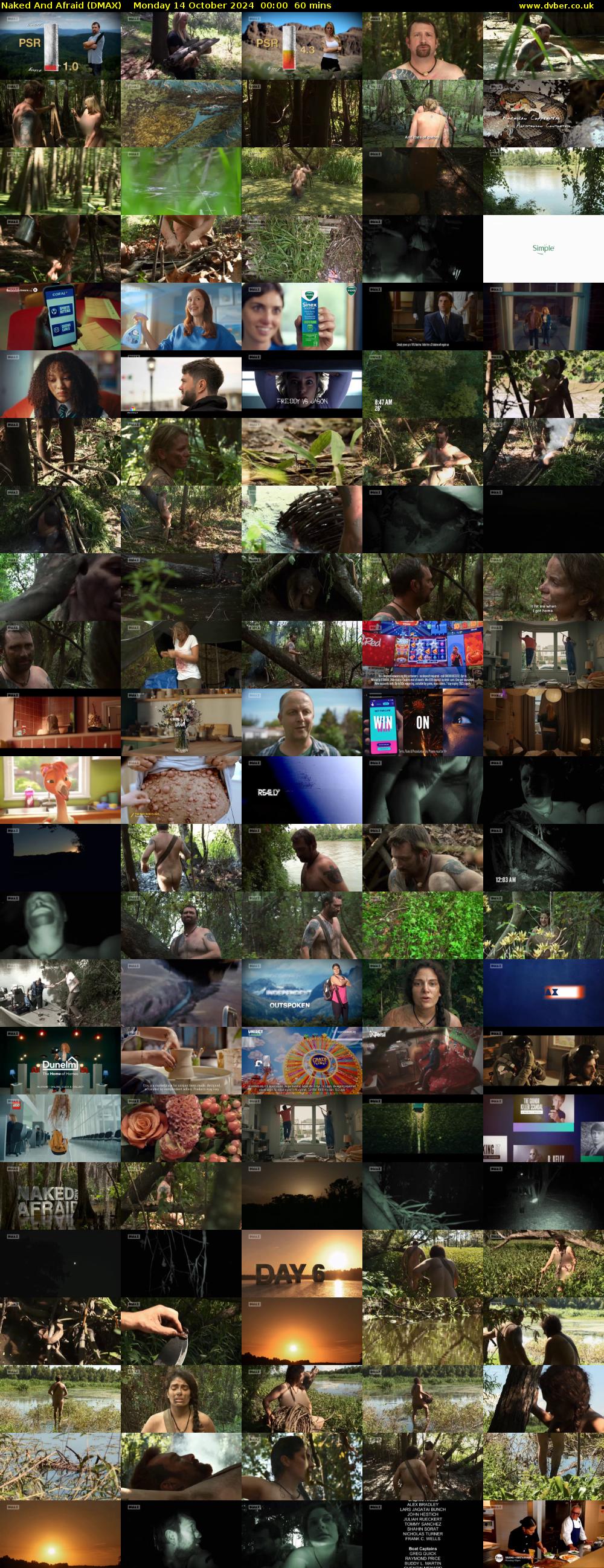Naked And Afraid (DMAX) Monday 14 October 2024 00:00 - 01:00