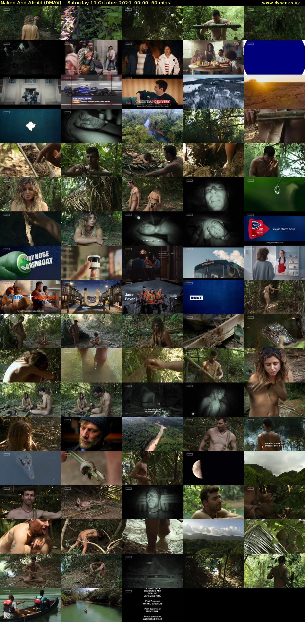 Naked And Afraid (DMAX) Saturday 19 October 2024 00:00 - 01:00