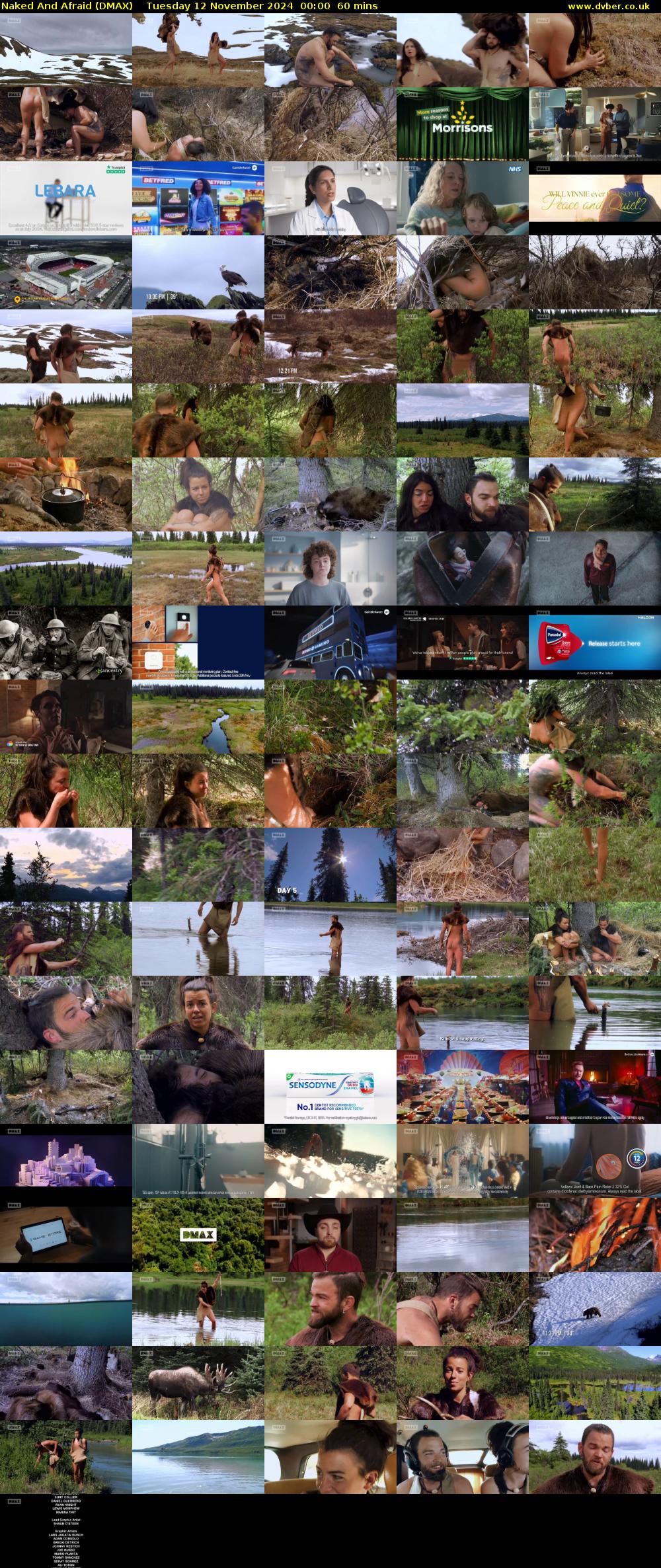 Naked And Afraid (DMAX) Tuesday 12 November 2024 00:00 - 01:00