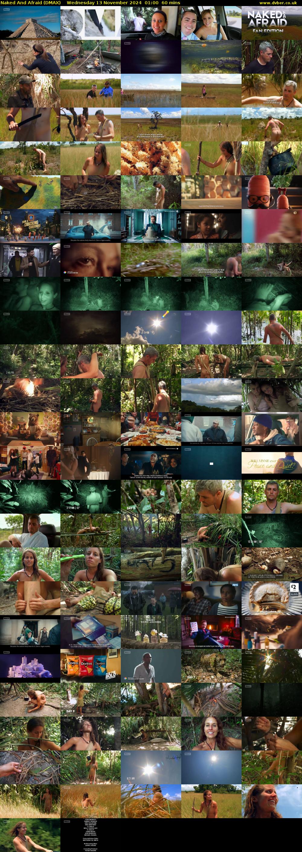 Naked And Afraid (DMAX) Wednesday 13 November 2024 01:00 - 02:00