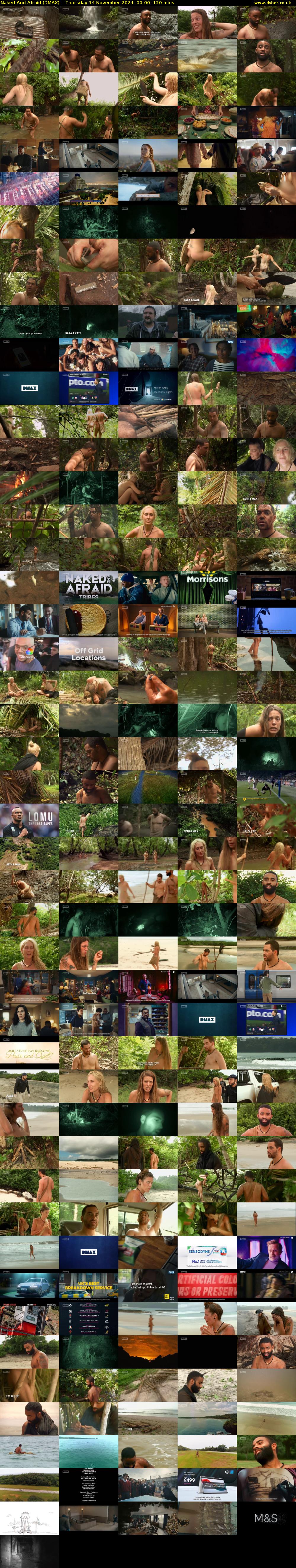 Naked And Afraid (DMAX) Thursday 14 November 2024 00:00 - 02:00
