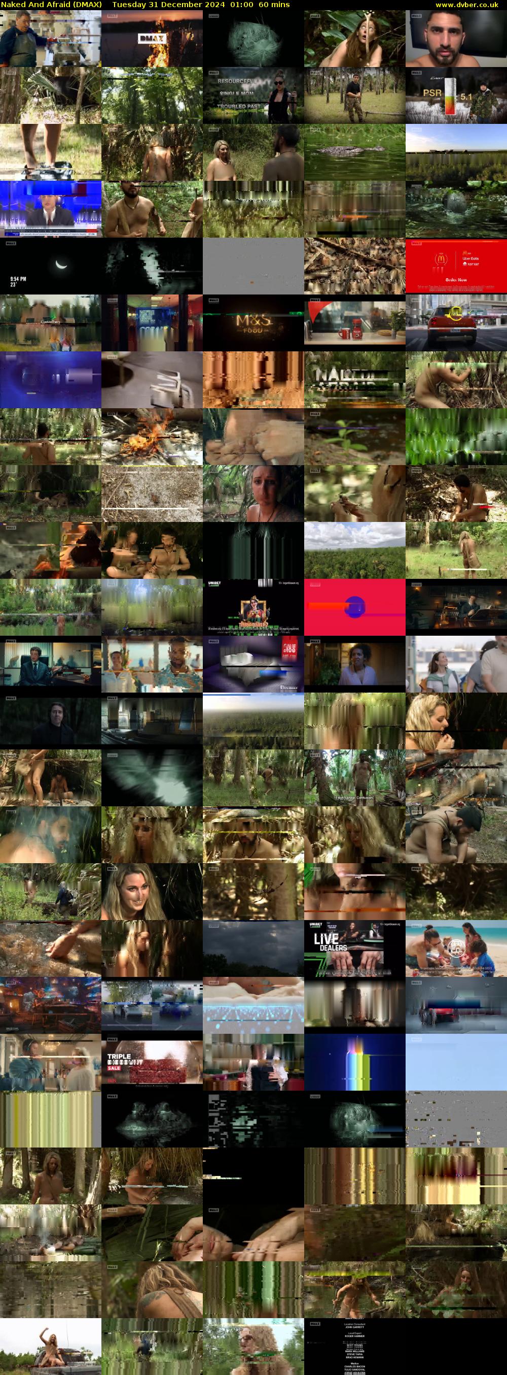 Naked And Afraid (DMAX) Tuesday 31 December 2024 01:00 - 02:00