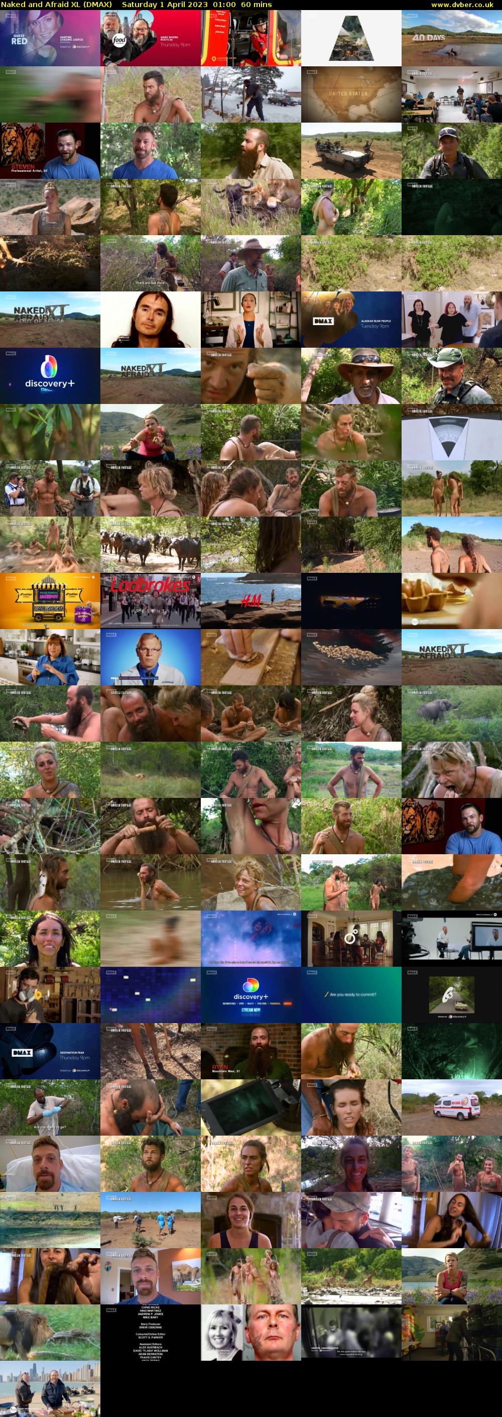 Naked and Afraid XL (DMAX) Saturday 1 April 2023 01:00 - 02:00