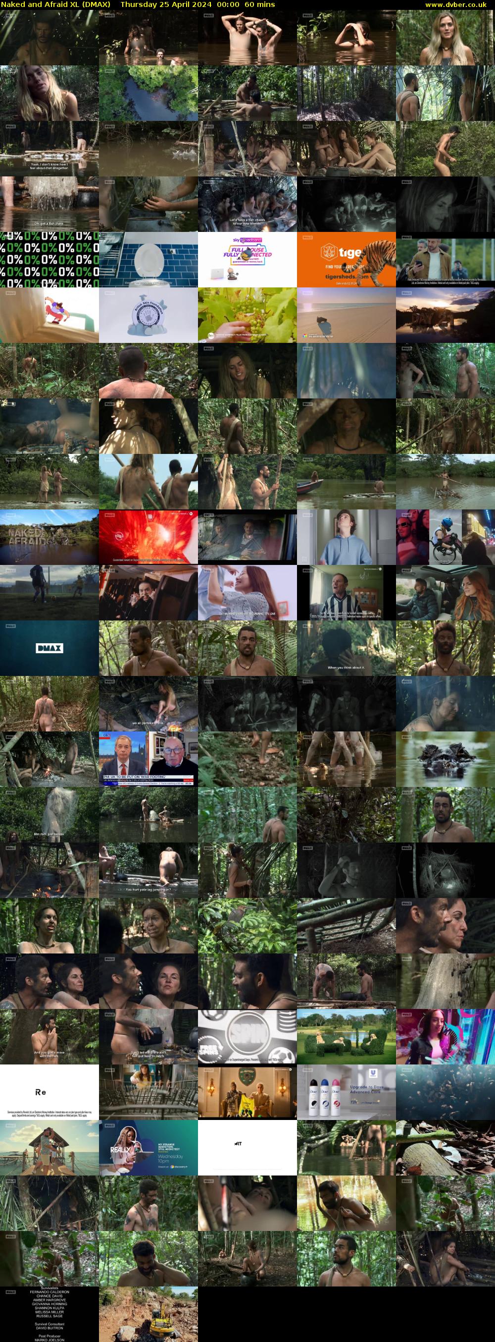 Naked and Afraid XL (DMAX) Thursday 25 April 2024 00:00 - 01:00