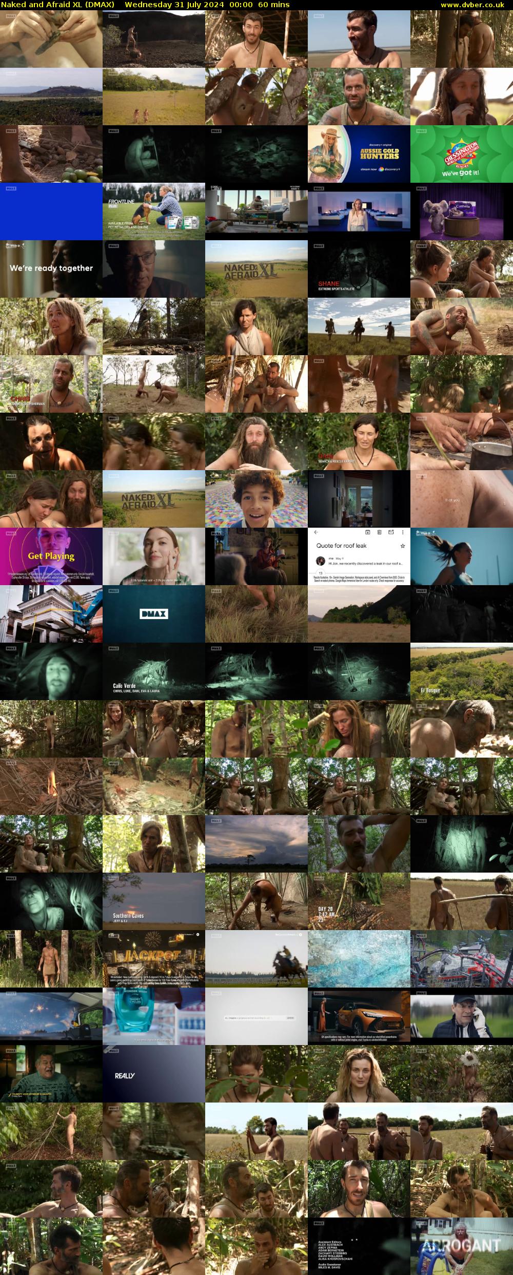 Naked and Afraid XL (DMAX) Wednesday 31 July 2024 00:00 - 01:00