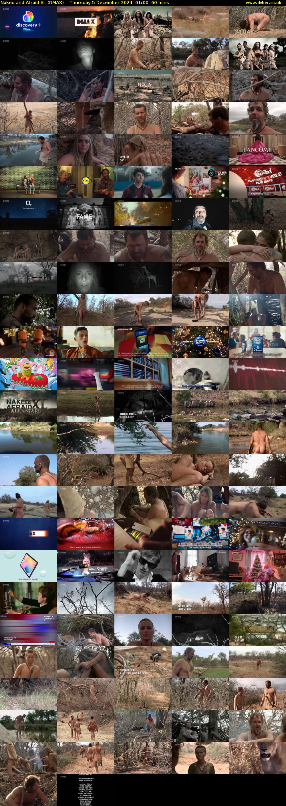 Naked and Afraid XL (DMAX) Thursday 5 December 2024 01:00 - 02:00