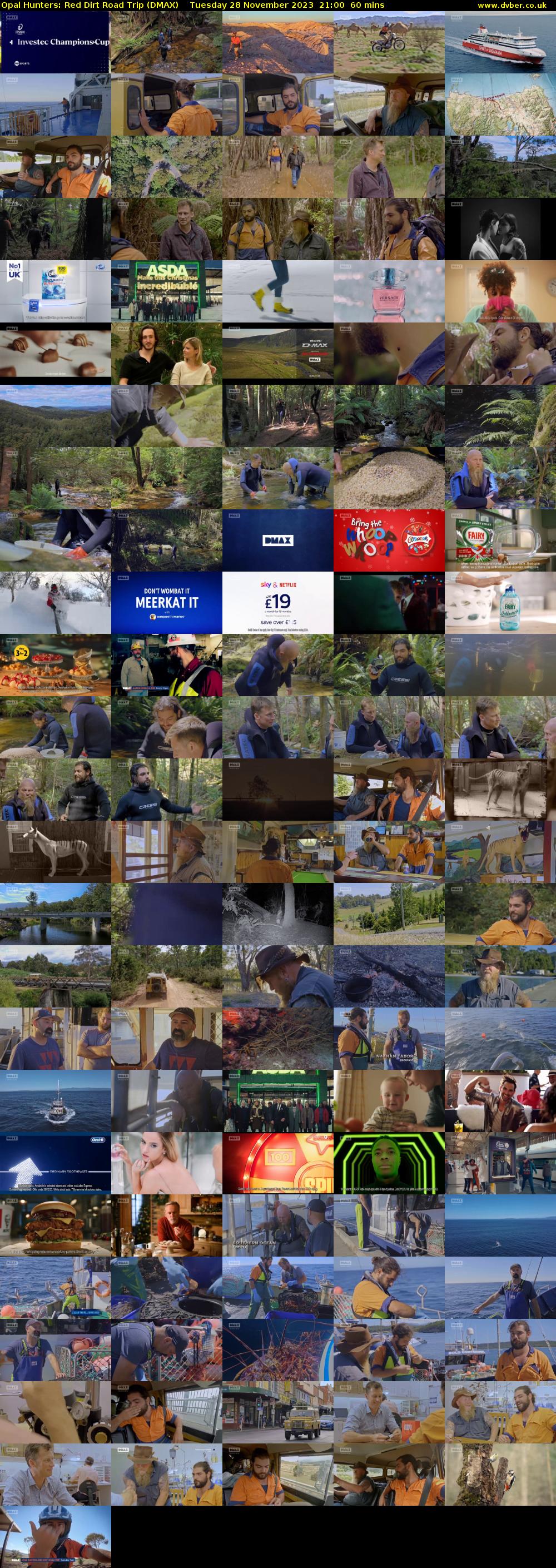 Opal Hunters: Red Dirt Road Trip (DMAX) Tuesday 28 November 2023 21:00 - 22:00