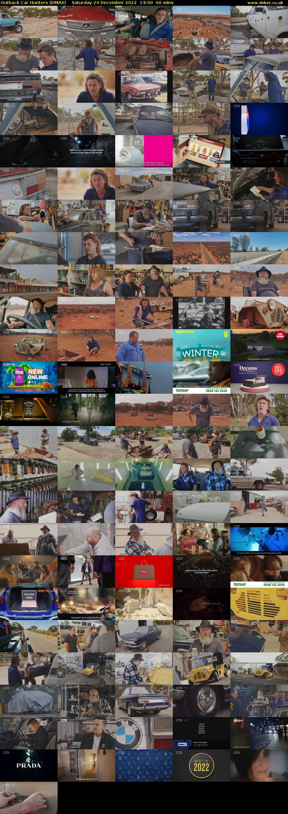 Outback Car Hunters (DMAX) Saturday 24 December 2022 14:00 - 15:00