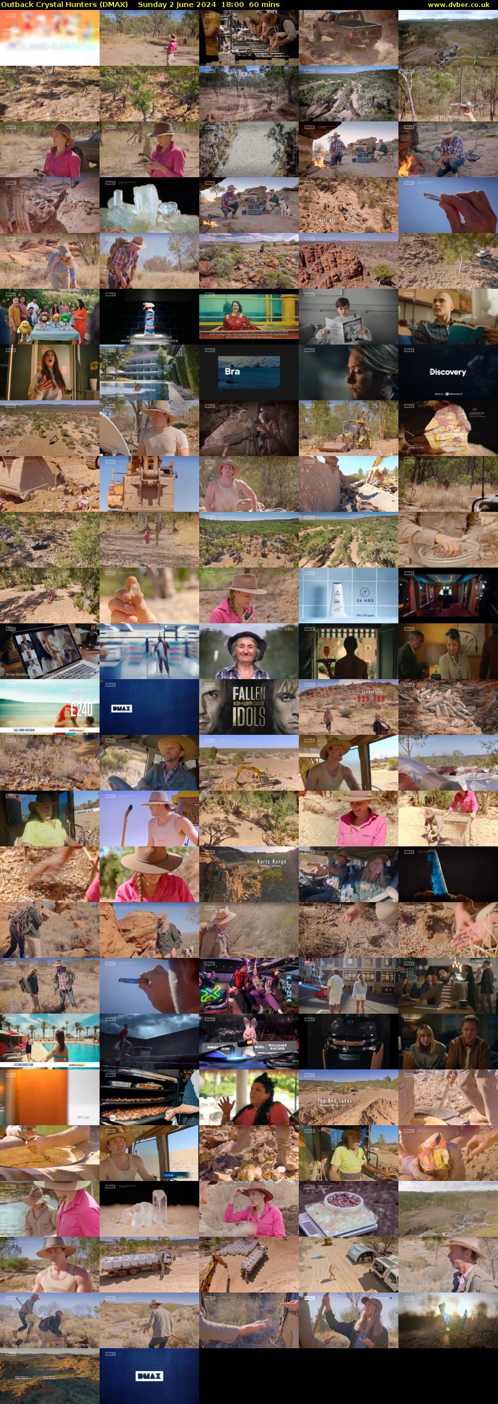 Outback Crystal Hunters (DMAX) Sunday 2 June 2024 18:00 - 19:00