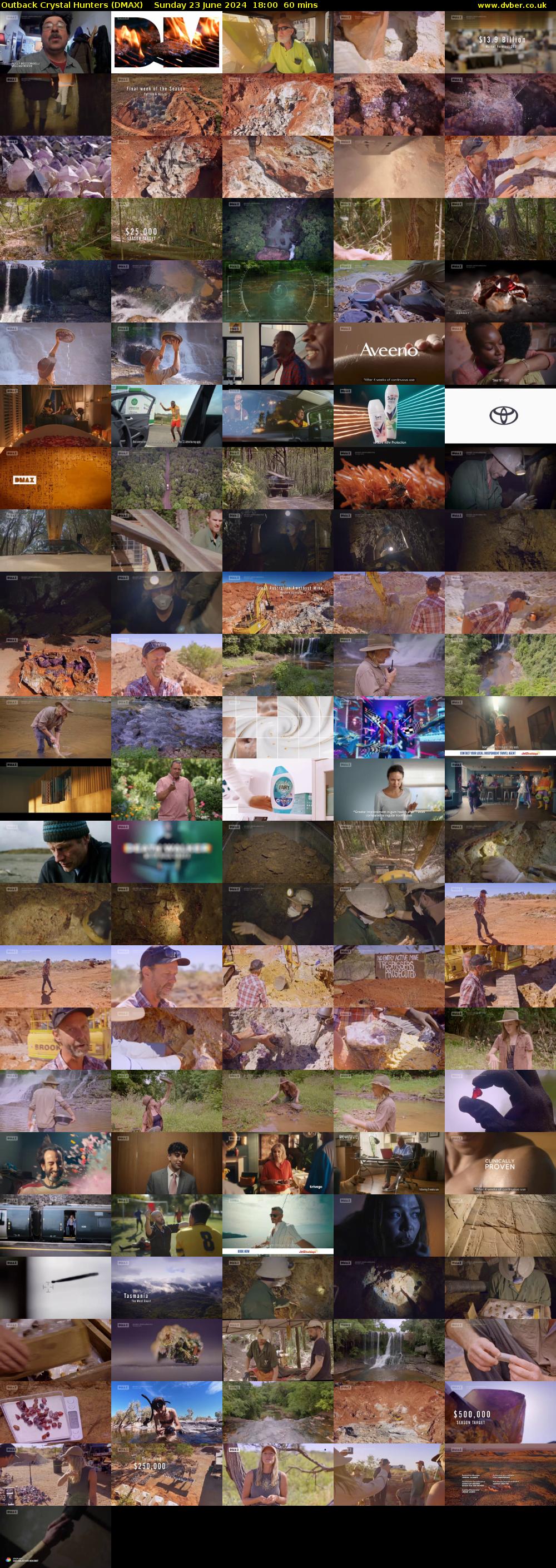 Outback Crystal Hunters (DMAX) Sunday 23 June 2024 18:00 - 19:00