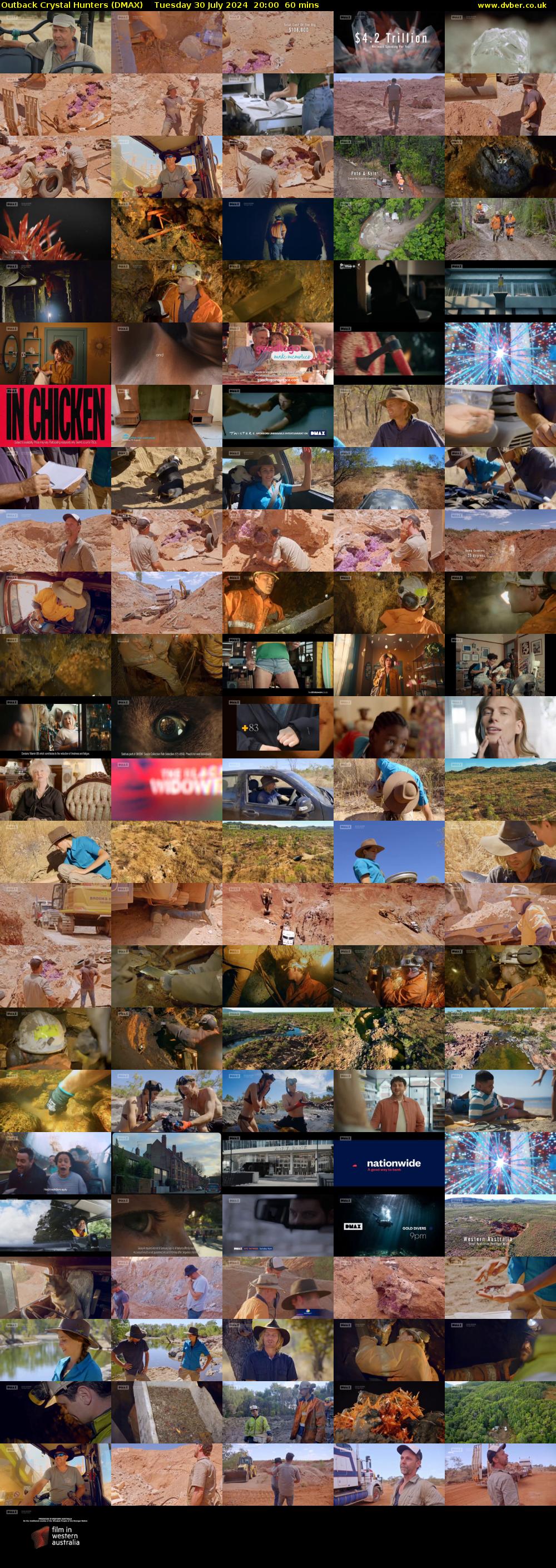 Outback Crystal Hunters (DMAX) Tuesday 30 July 2024 20:00 - 21:00