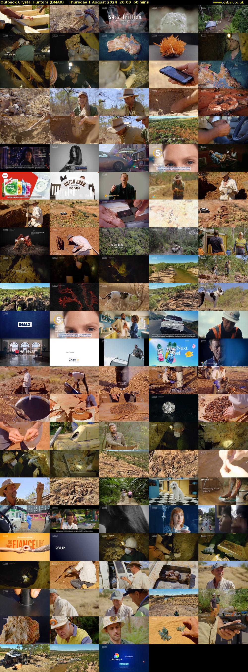Outback Crystal Hunters (DMAX) Thursday 1 August 2024 20:00 - 21:00