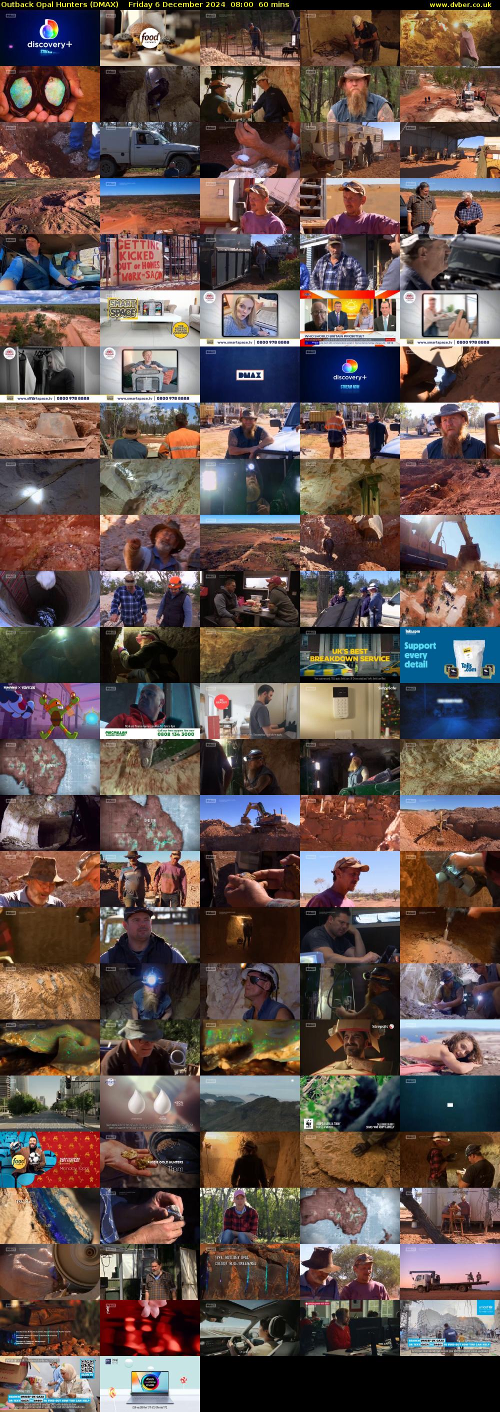 Outback Opal Hunters (DMAX) Friday 6 December 2024 08:00 - 09:00