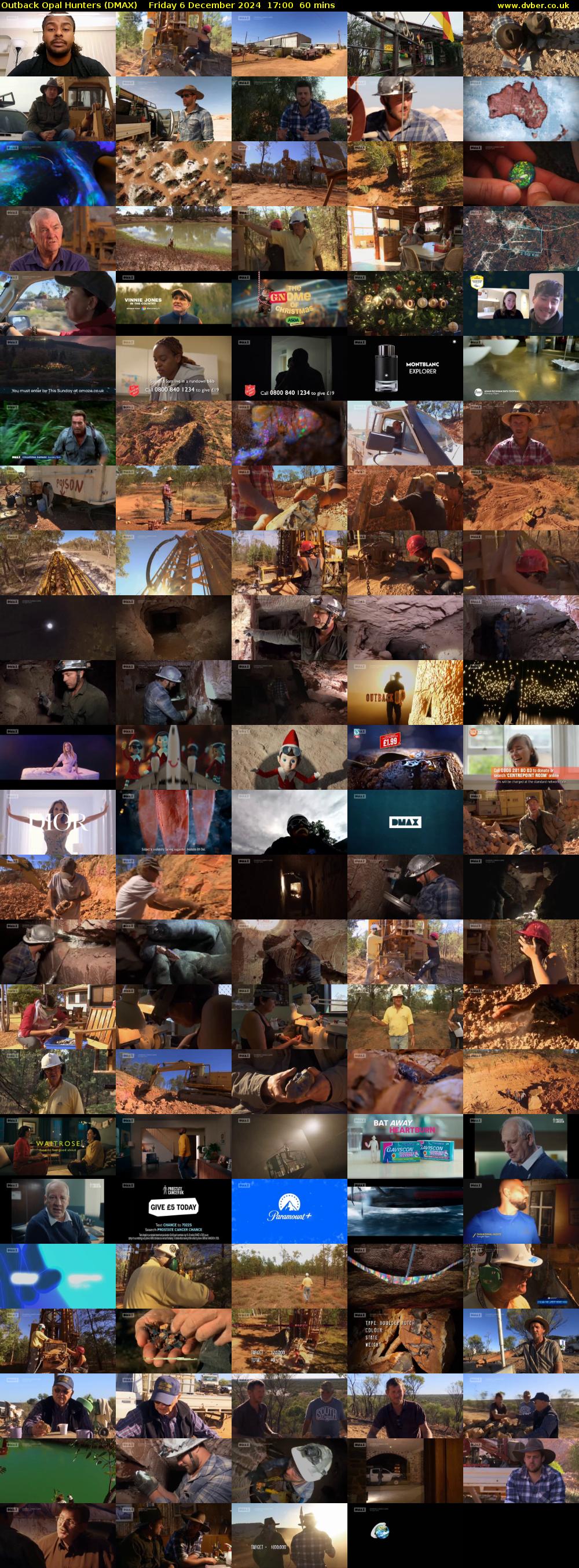 Outback Opal Hunters (DMAX) Friday 6 December 2024 17:00 - 18:00