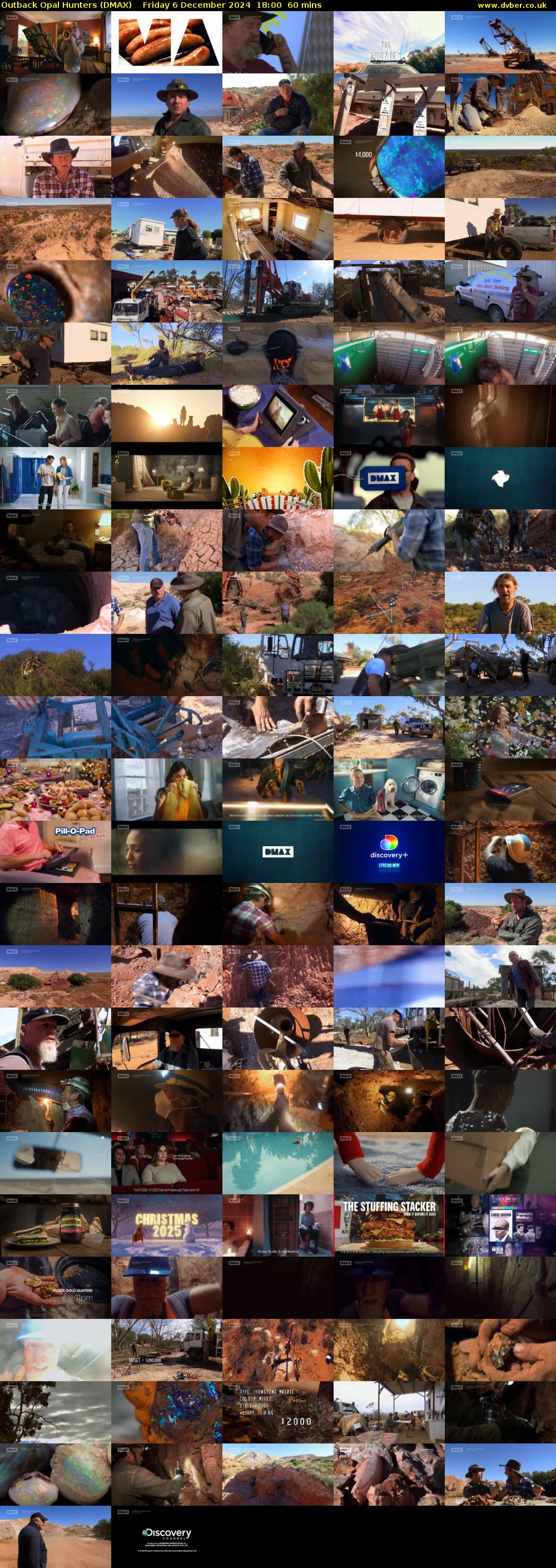 Outback Opal Hunters (DMAX) Friday 6 December 2024 18:00 - 19:00