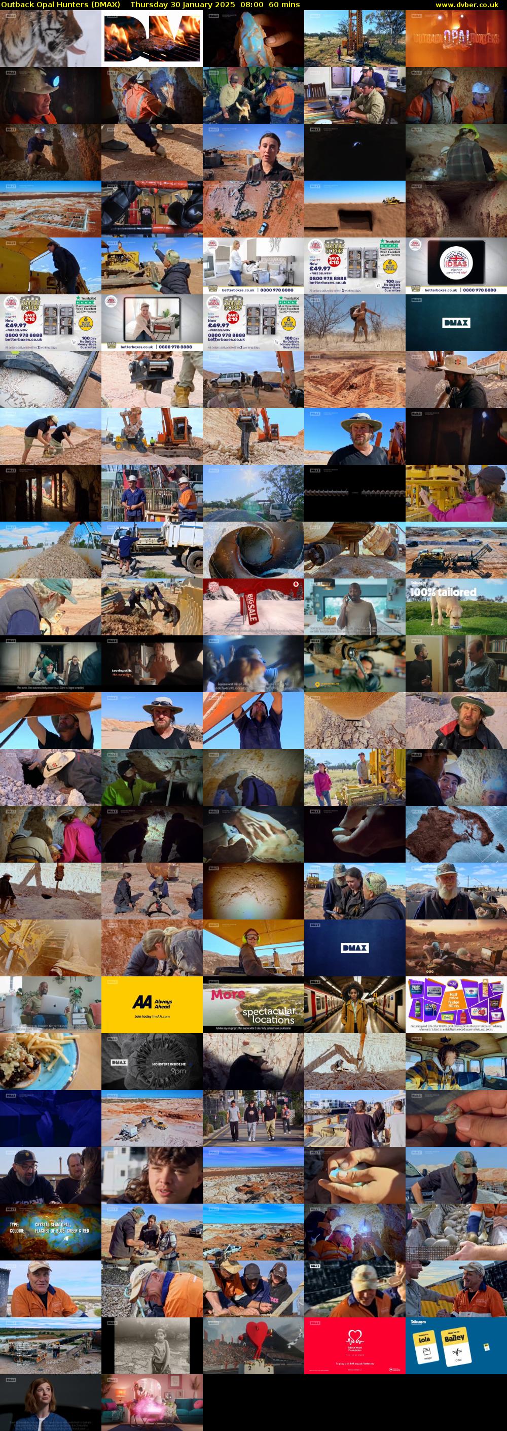 Outback Opal Hunters (DMAX) Thursday 30 January 2025 08:00 - 09:00