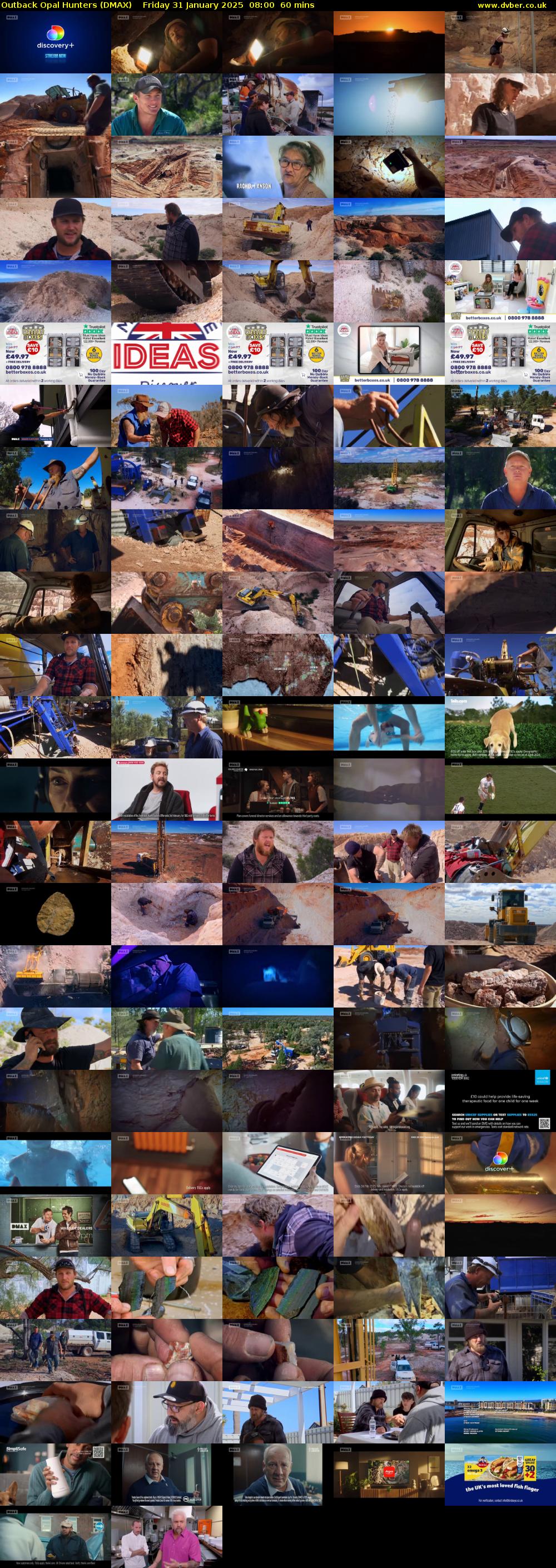 Outback Opal Hunters (DMAX) Friday 31 January 2025 08:00 - 09:00