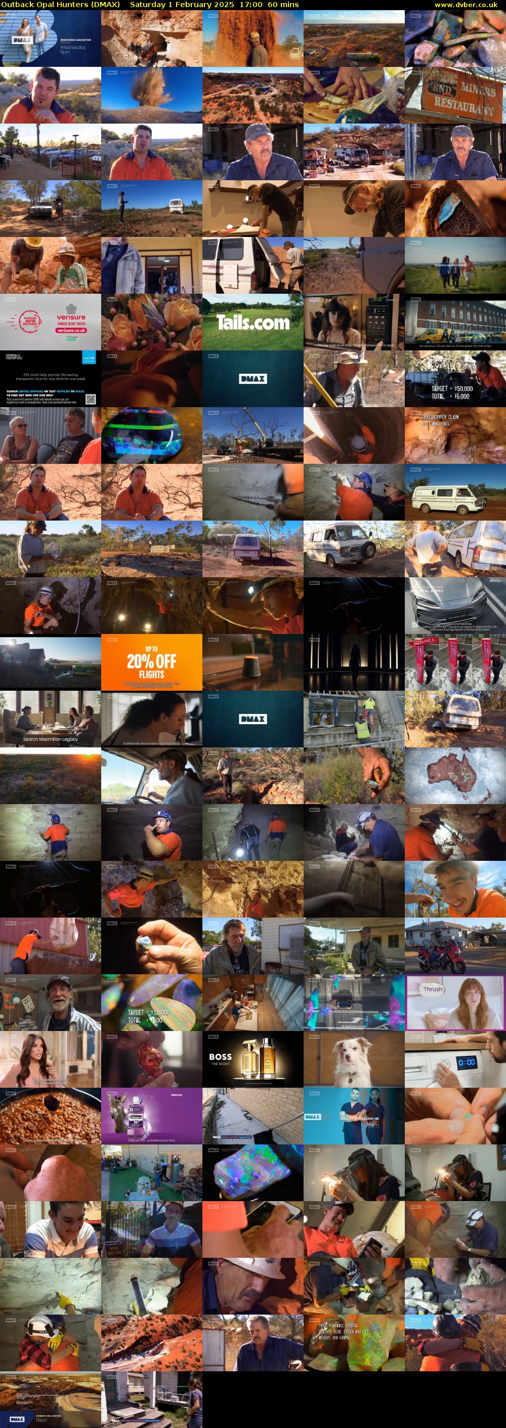 Outback Opal Hunters (DMAX) Saturday 1 February 2025 17:00 - 18:00