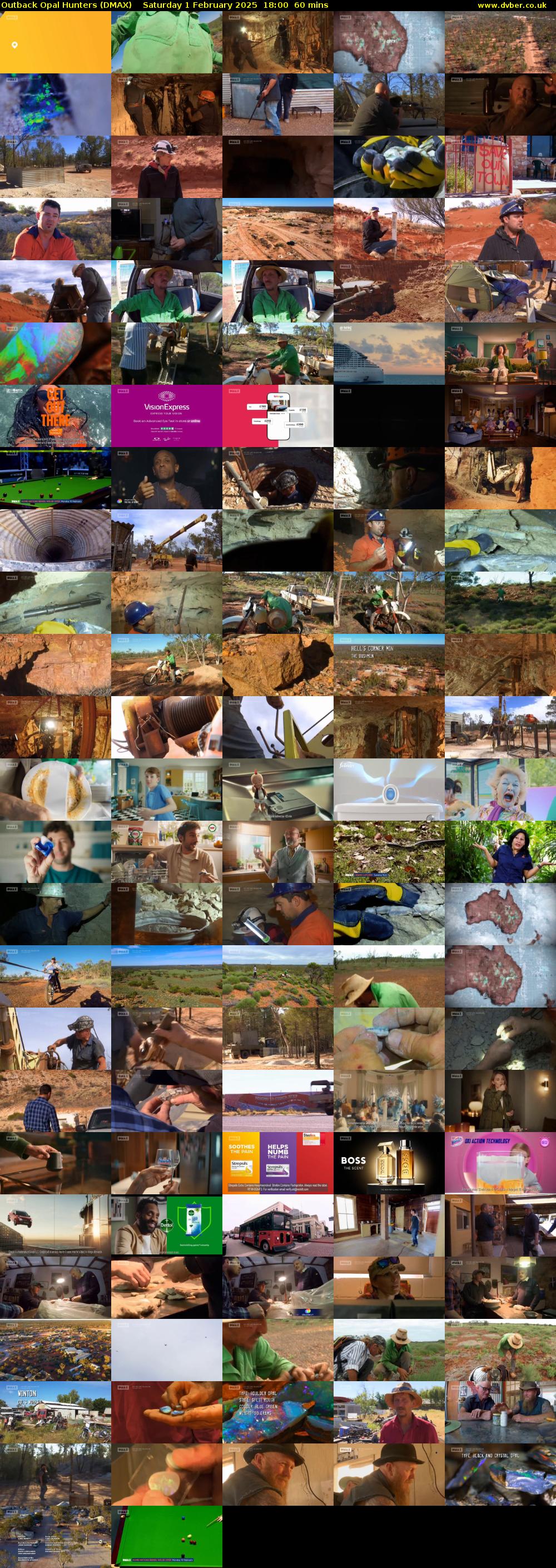 Outback Opal Hunters (DMAX) Saturday 1 February 2025 18:00 - 19:00
