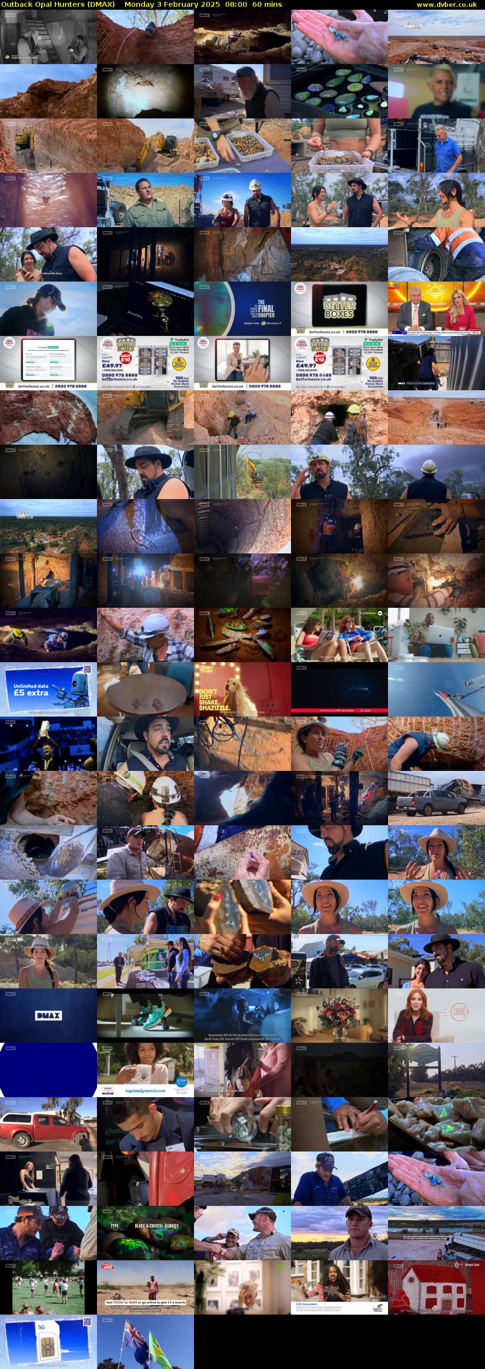 Outback Opal Hunters (DMAX) Monday 3 February 2025 08:00 - 09:00