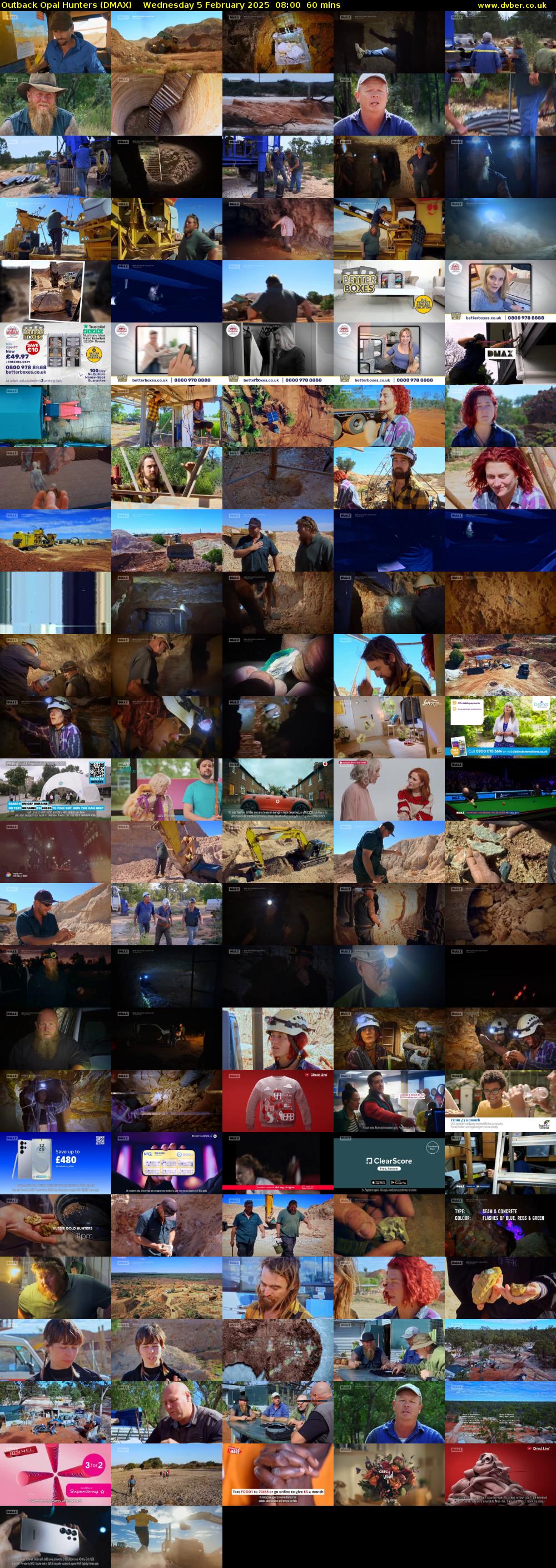 Outback Opal Hunters (DMAX) Wednesday 5 February 2025 08:00 - 09:00