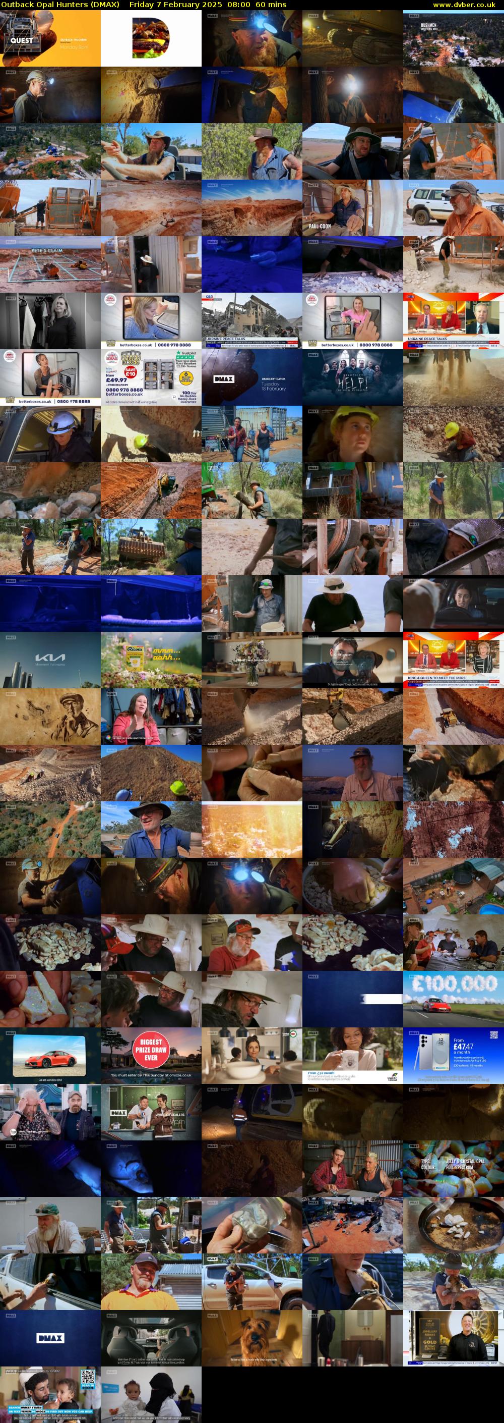 Outback Opal Hunters (DMAX) Friday 7 February 2025 08:00 - 09:00