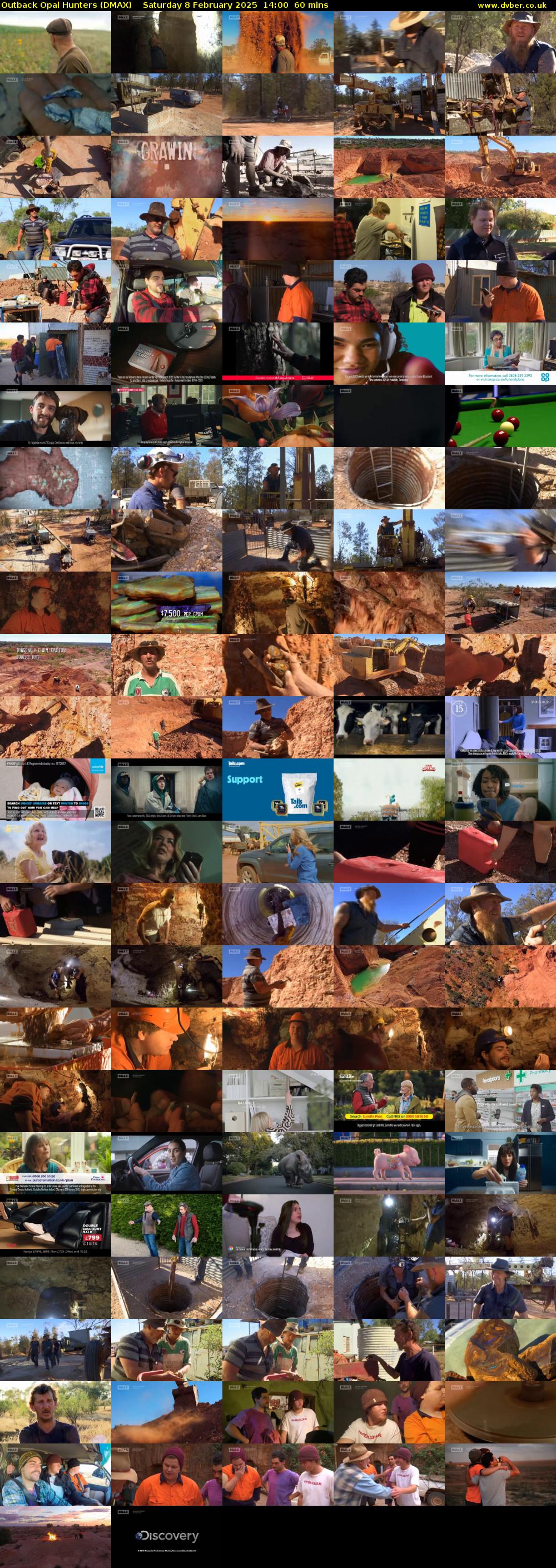 Outback Opal Hunters (DMAX) Saturday 8 February 2025 14:00 - 15:00