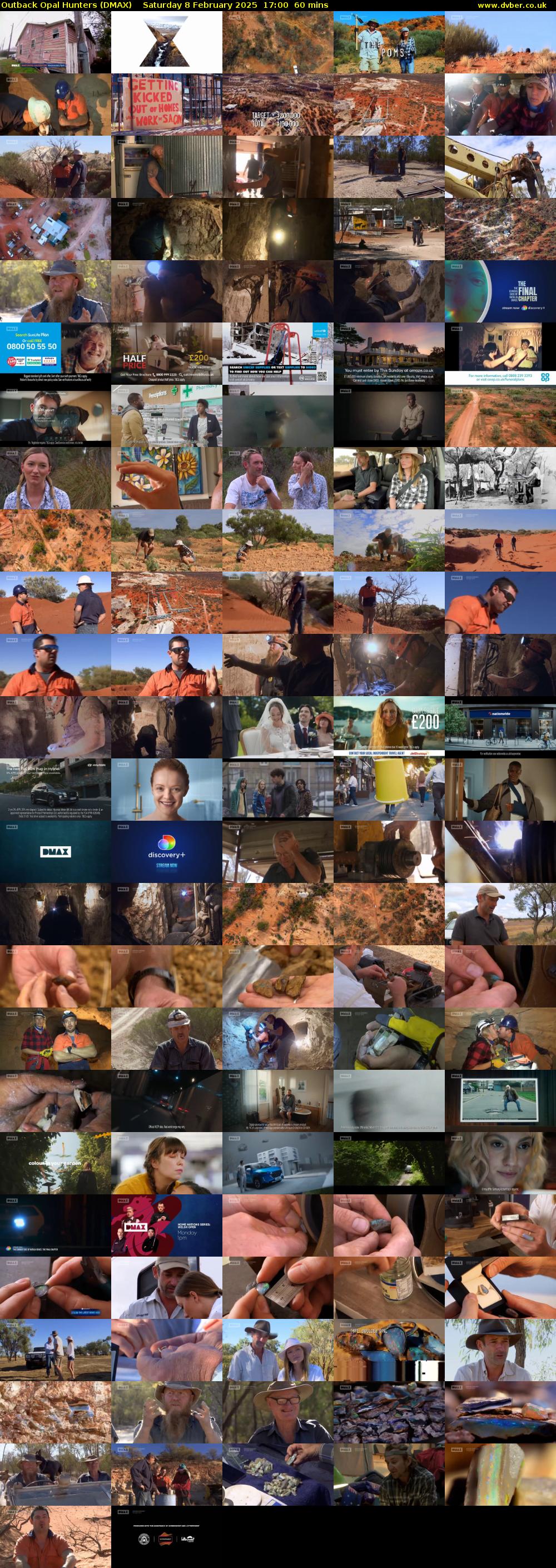Outback Opal Hunters (DMAX) Saturday 8 February 2025 17:00 - 18:00