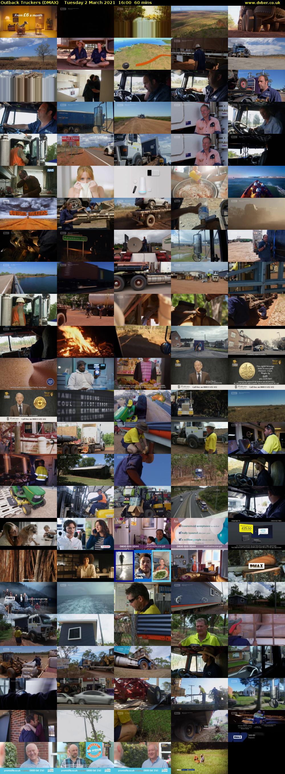 Outback Truckers (DMAX) Tuesday 2 March 2021 16:00 - 17:00