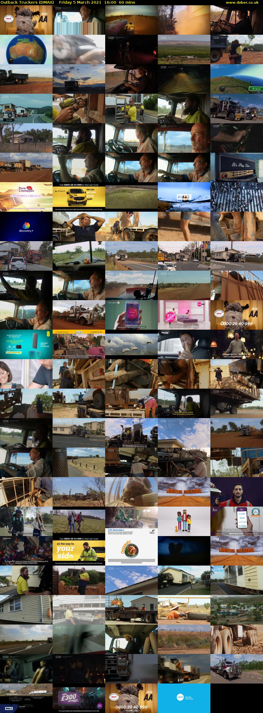 Outback Truckers (DMAX) Friday 5 March 2021 16:00 - 17:00