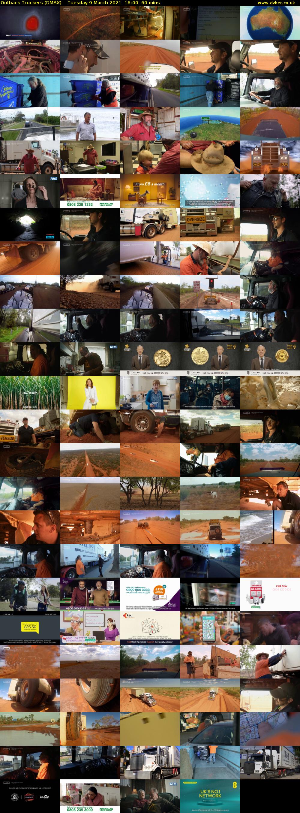 Outback Truckers (DMAX) Tuesday 9 March 2021 16:00 - 17:00
