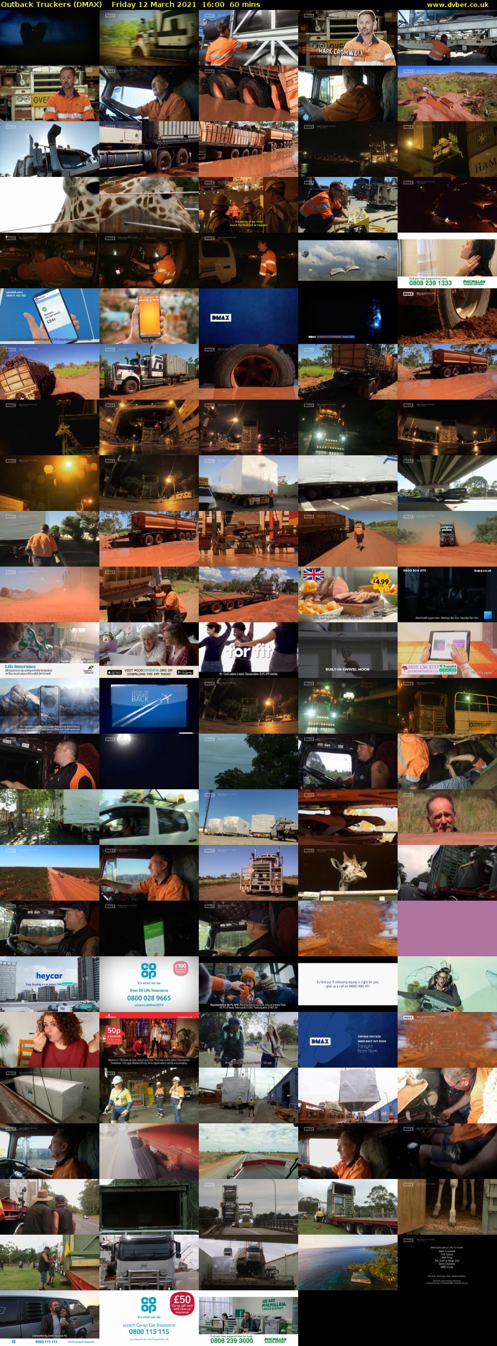 Outback Truckers (DMAX) Friday 12 March 2021 16:00 - 17:00