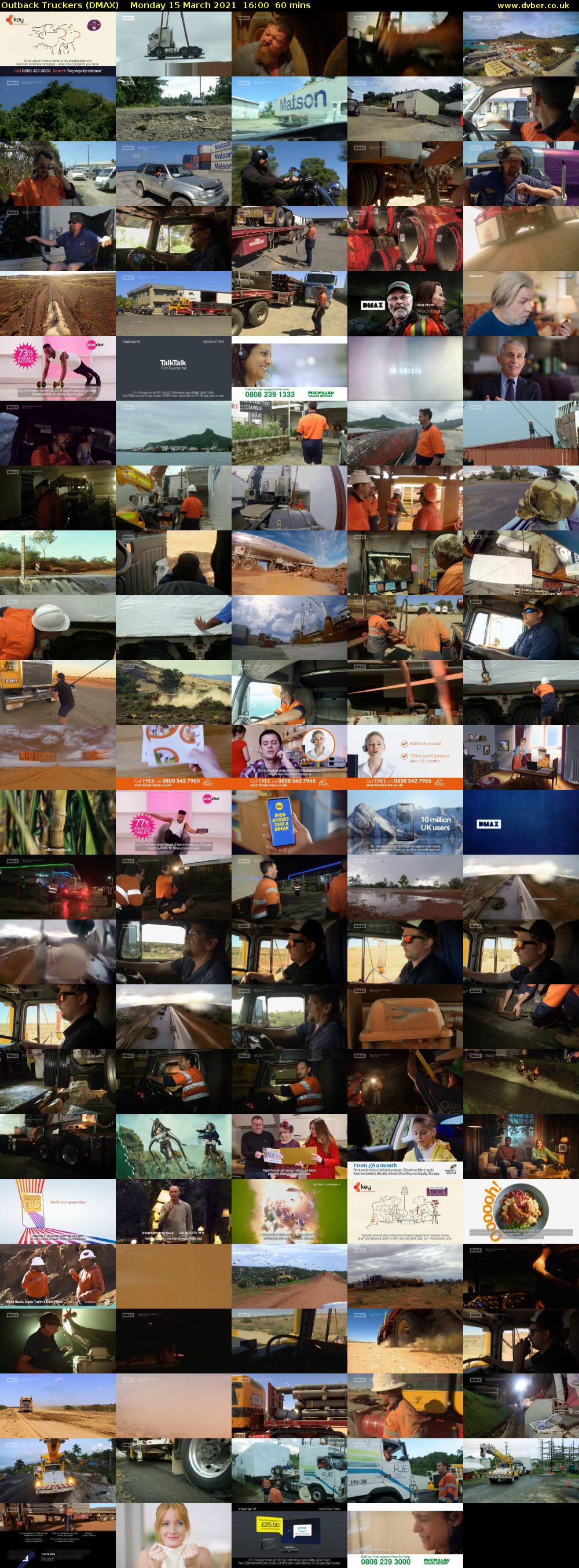 Outback Truckers (DMAX) Monday 15 March 2021 16:00 - 17:00
