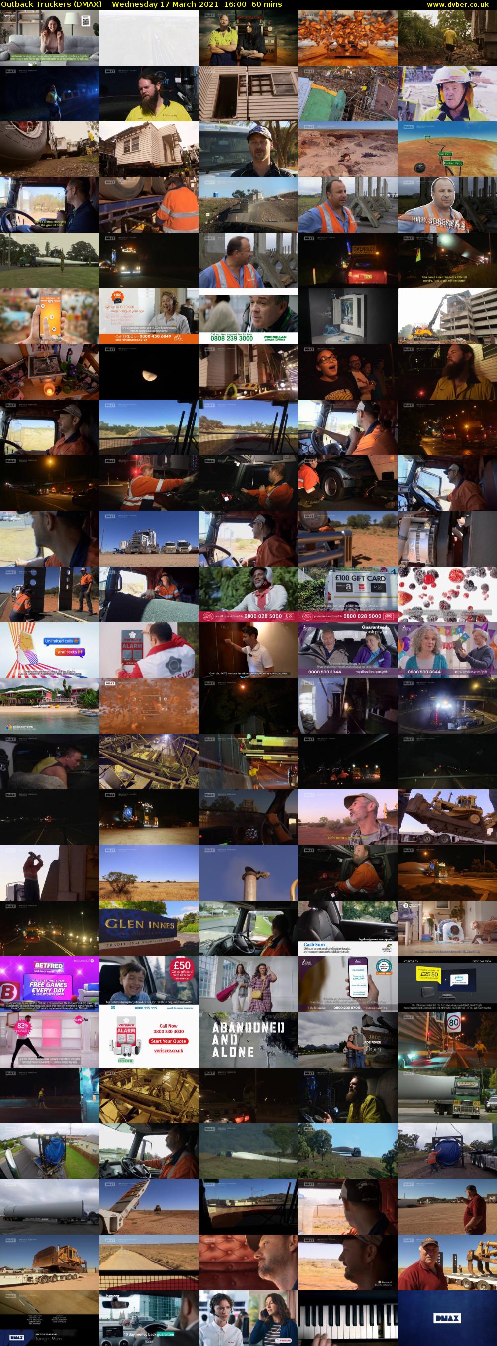 Outback Truckers (DMAX) Wednesday 17 March 2021 16:00 - 17:00