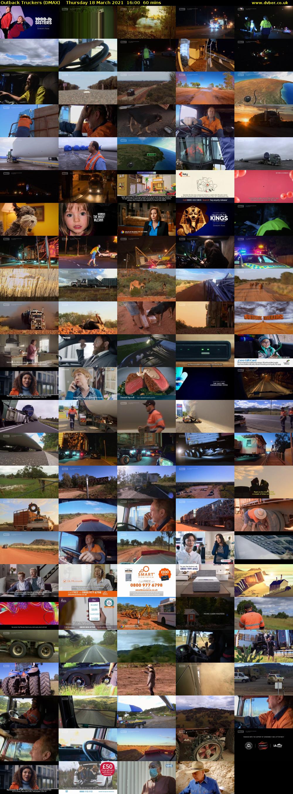 Outback Truckers (DMAX) Thursday 18 March 2021 16:00 - 17:00