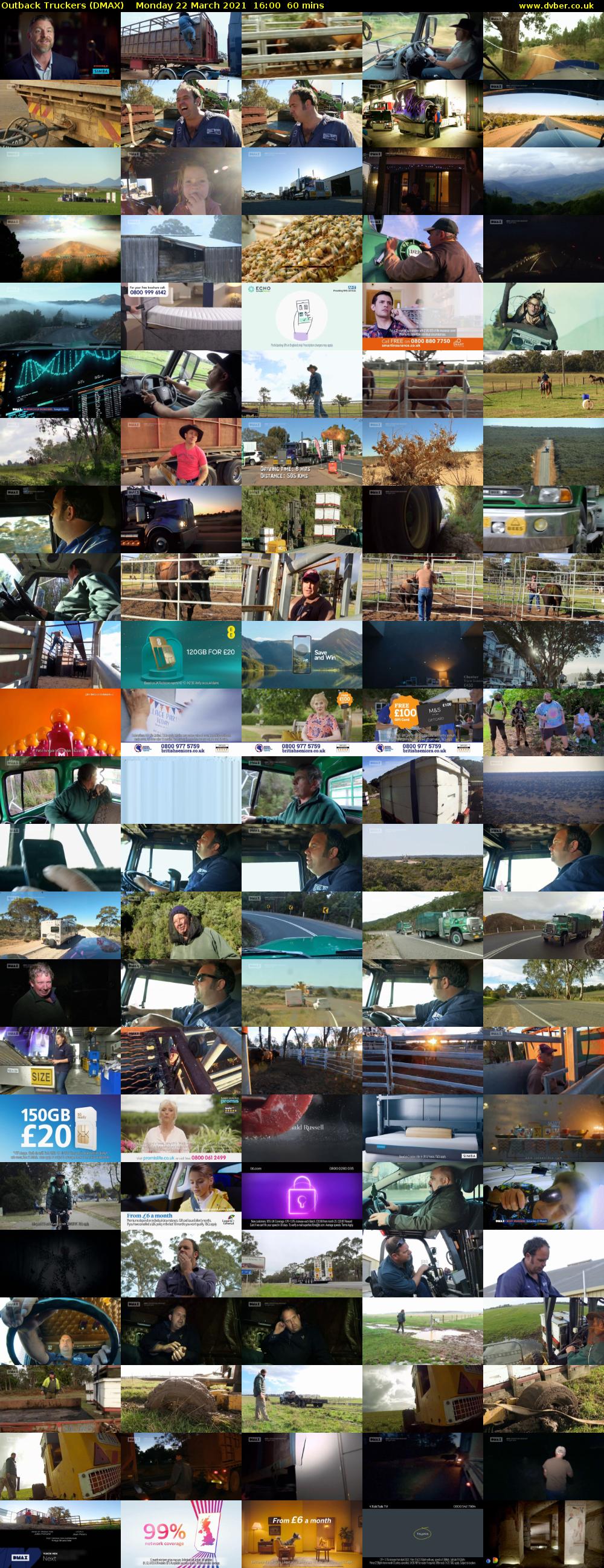 Outback Truckers (DMAX) Monday 22 March 2021 16:00 - 17:00