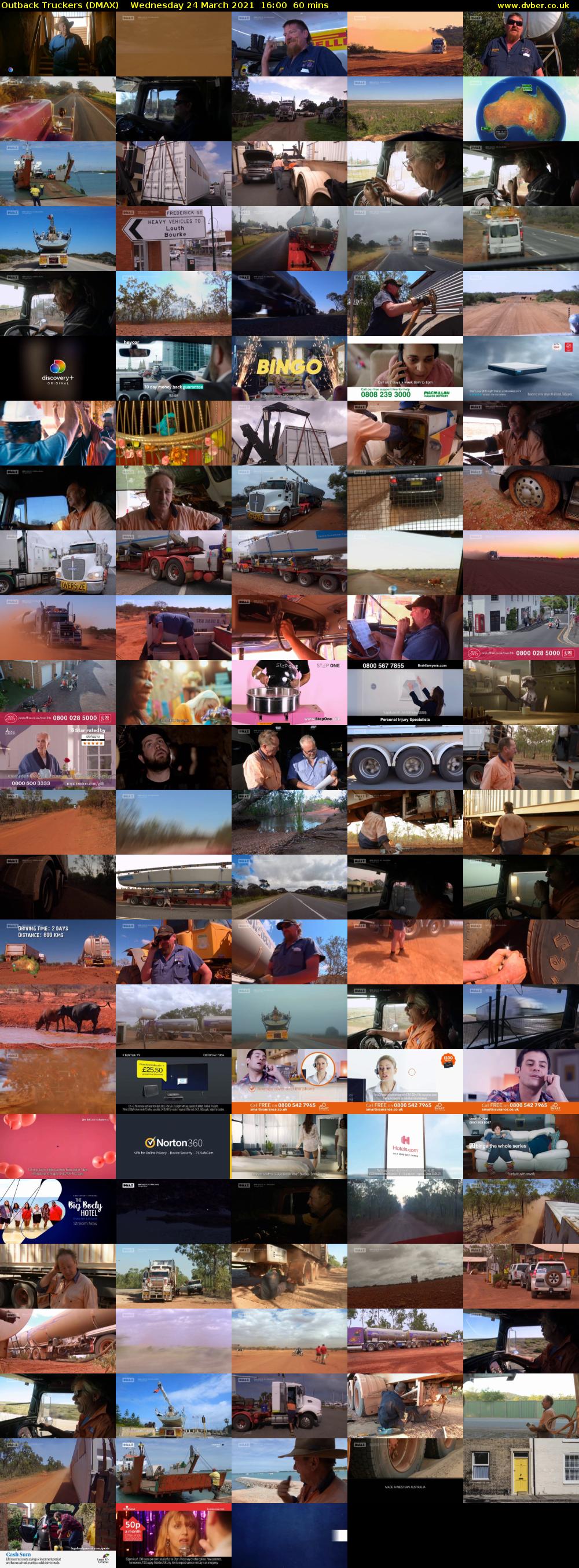 Outback Truckers (DMAX) Wednesday 24 March 2021 16:00 - 17:00
