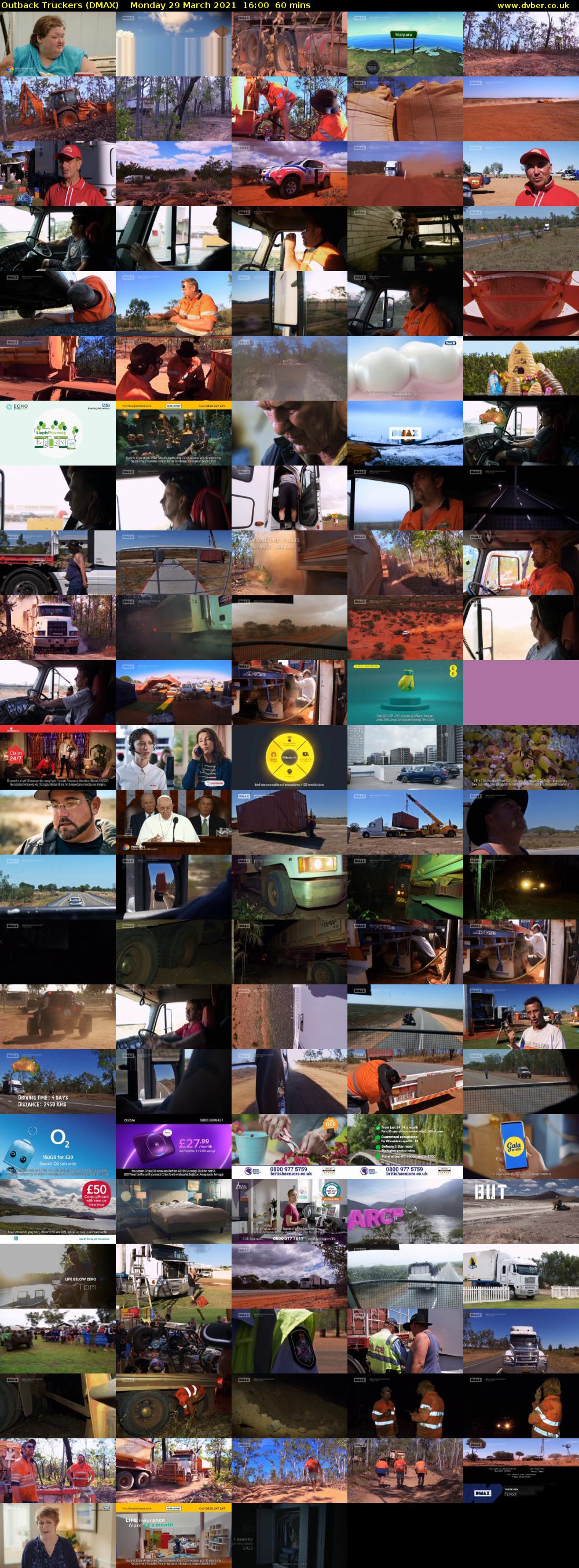 Outback Truckers (DMAX) Monday 29 March 2021 16:00 - 17:00