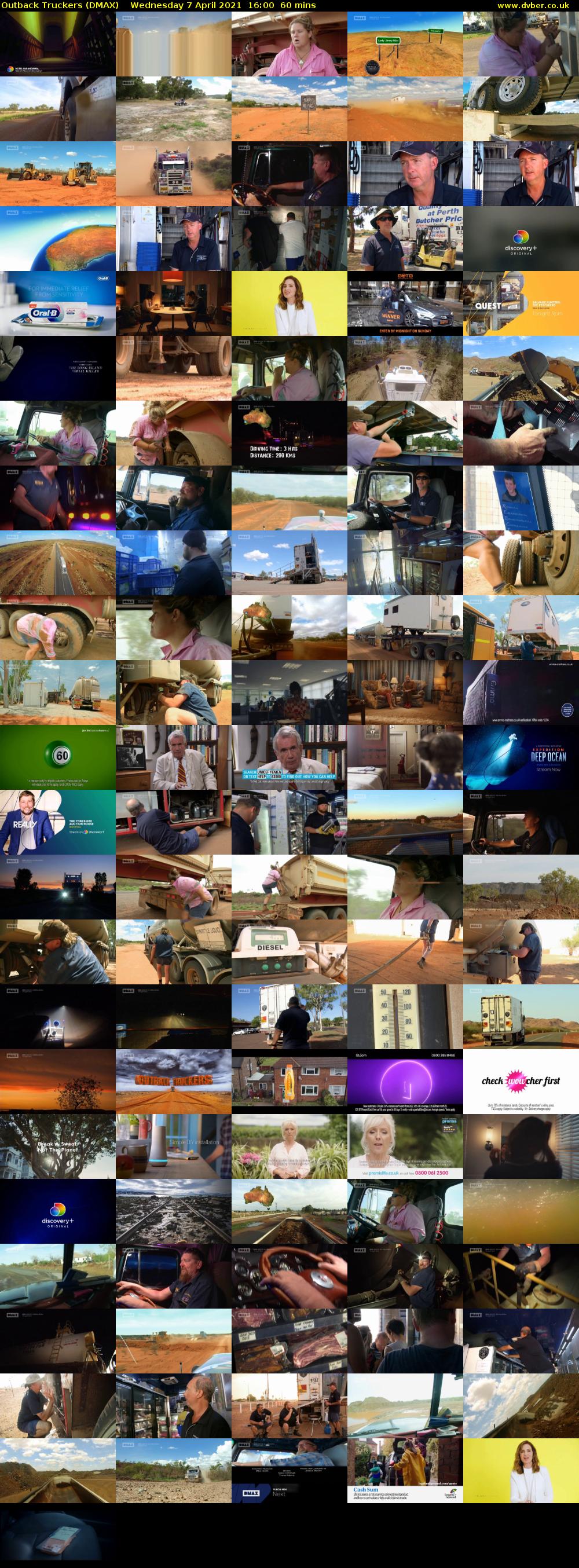 Outback Truckers (DMAX) Wednesday 7 April 2021 16:00 - 17:00