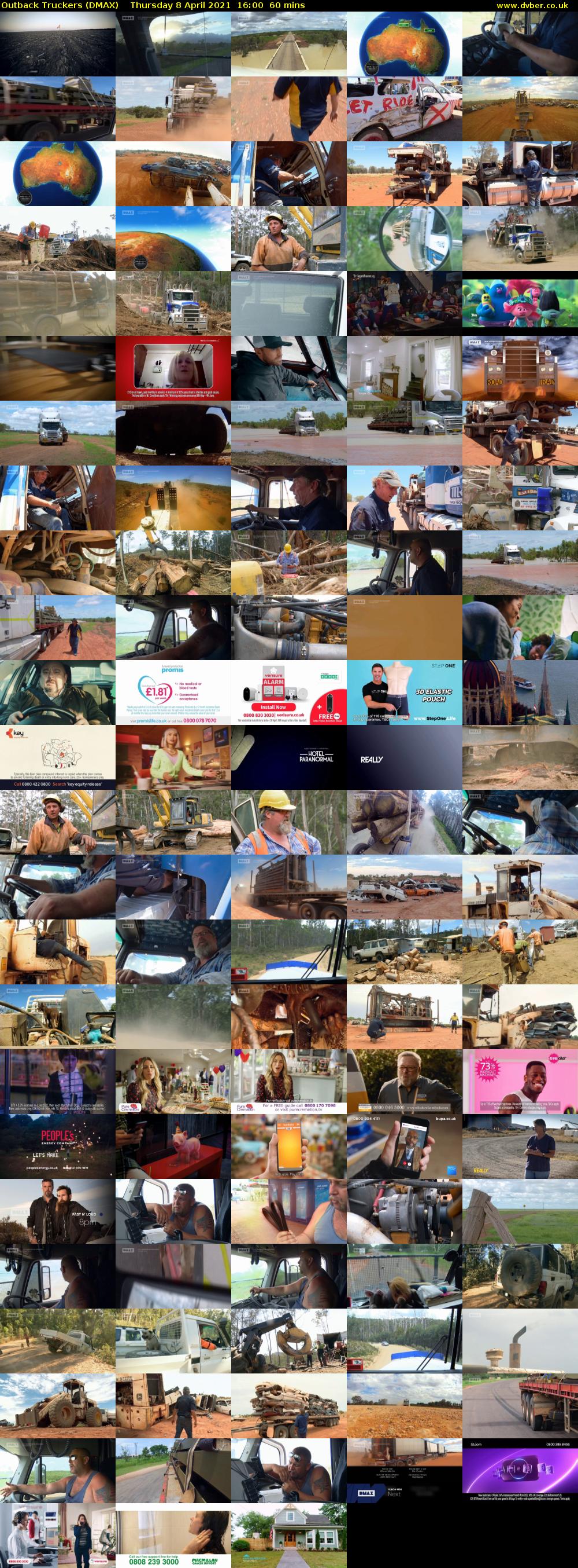 Outback Truckers (DMAX) Thursday 8 April 2021 16:00 - 17:00