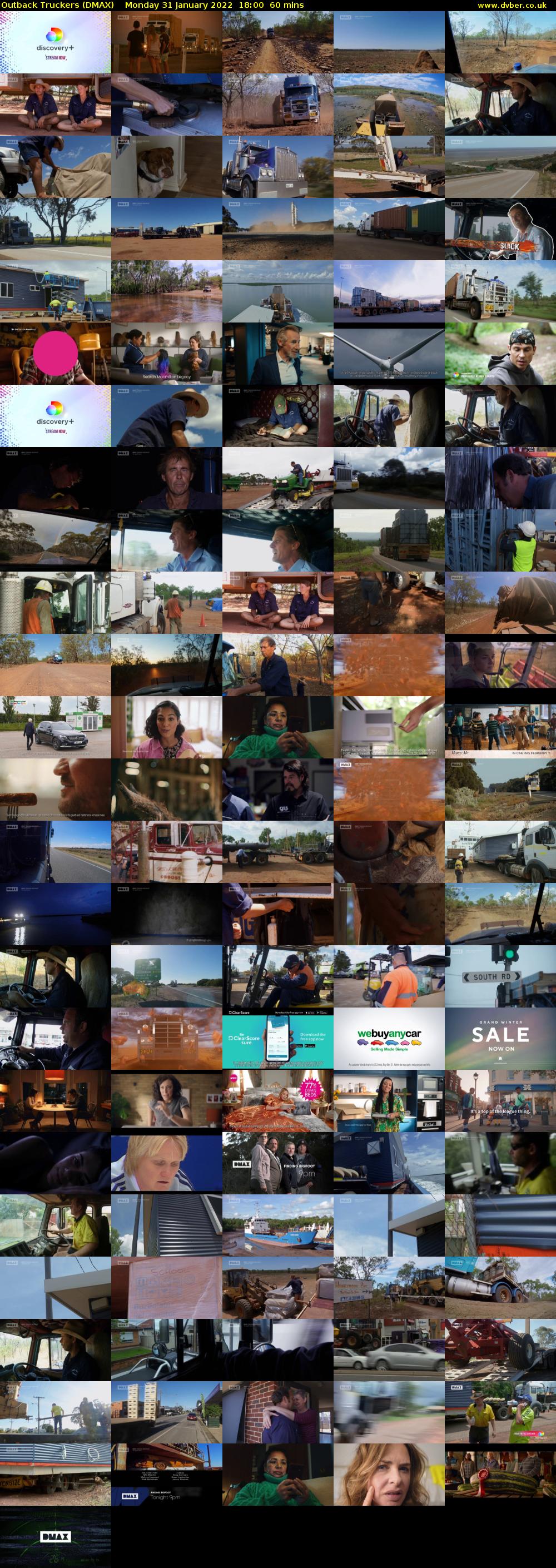Outback Truckers (DMAX) Monday 31 January 2022 18:00 - 19:00