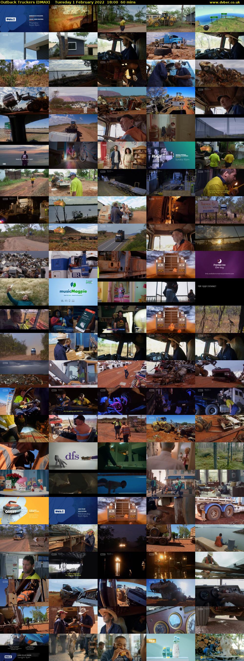 Outback Truckers (DMAX) Tuesday 1 February 2022 18:00 - 19:00