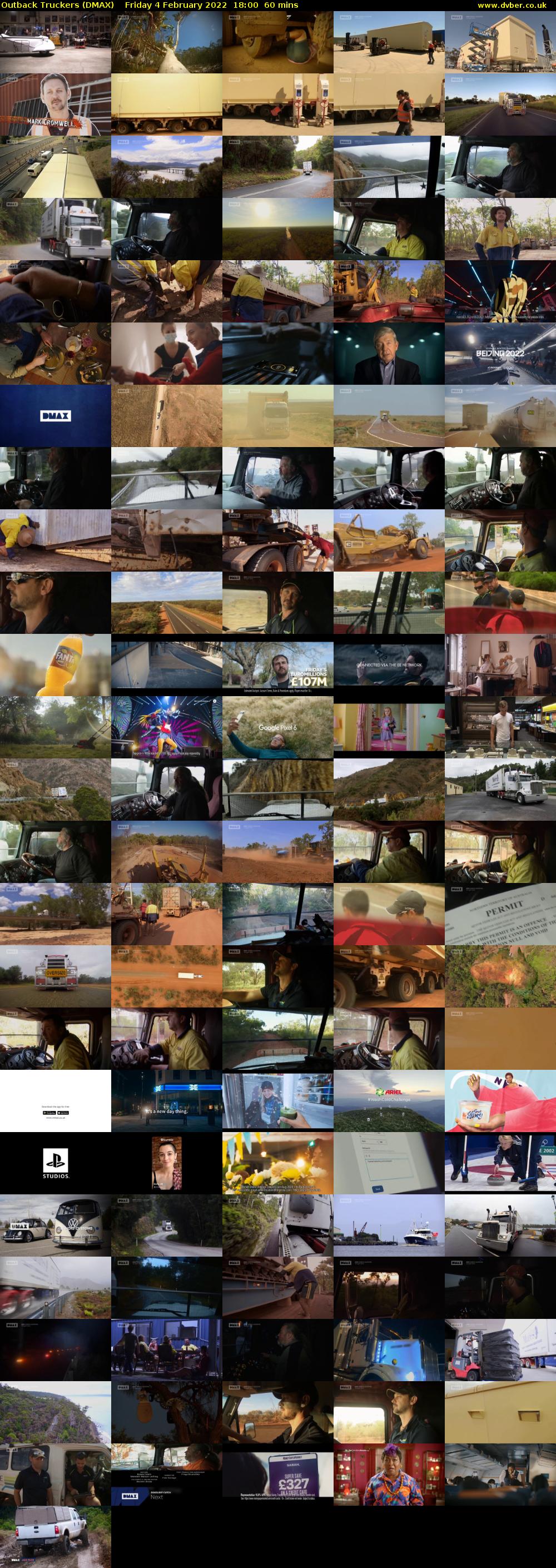 Outback Truckers (DMAX) Friday 4 February 2022 18:00 - 19:00