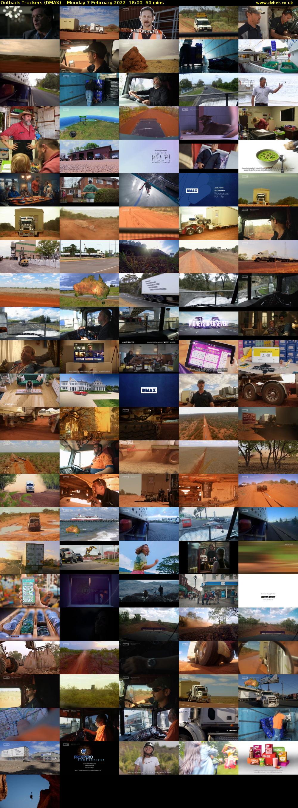 Outback Truckers (DMAX) Monday 7 February 2022 18:00 - 19:00